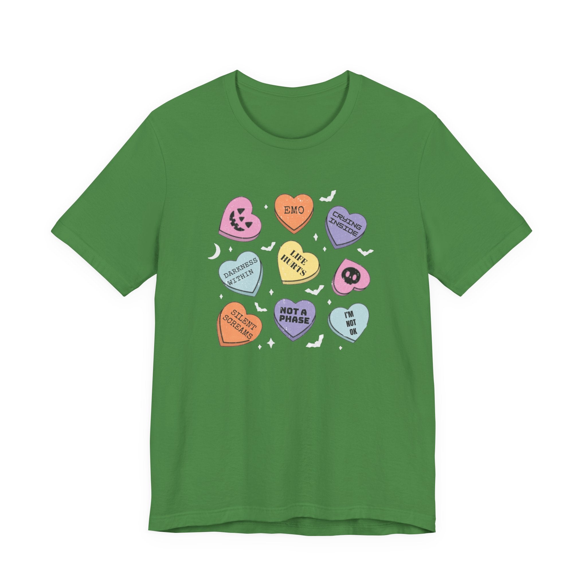 Emo Halloween Candy Hearts Shirt, Spooky Candies Shirt by PopCultureByDesign36
