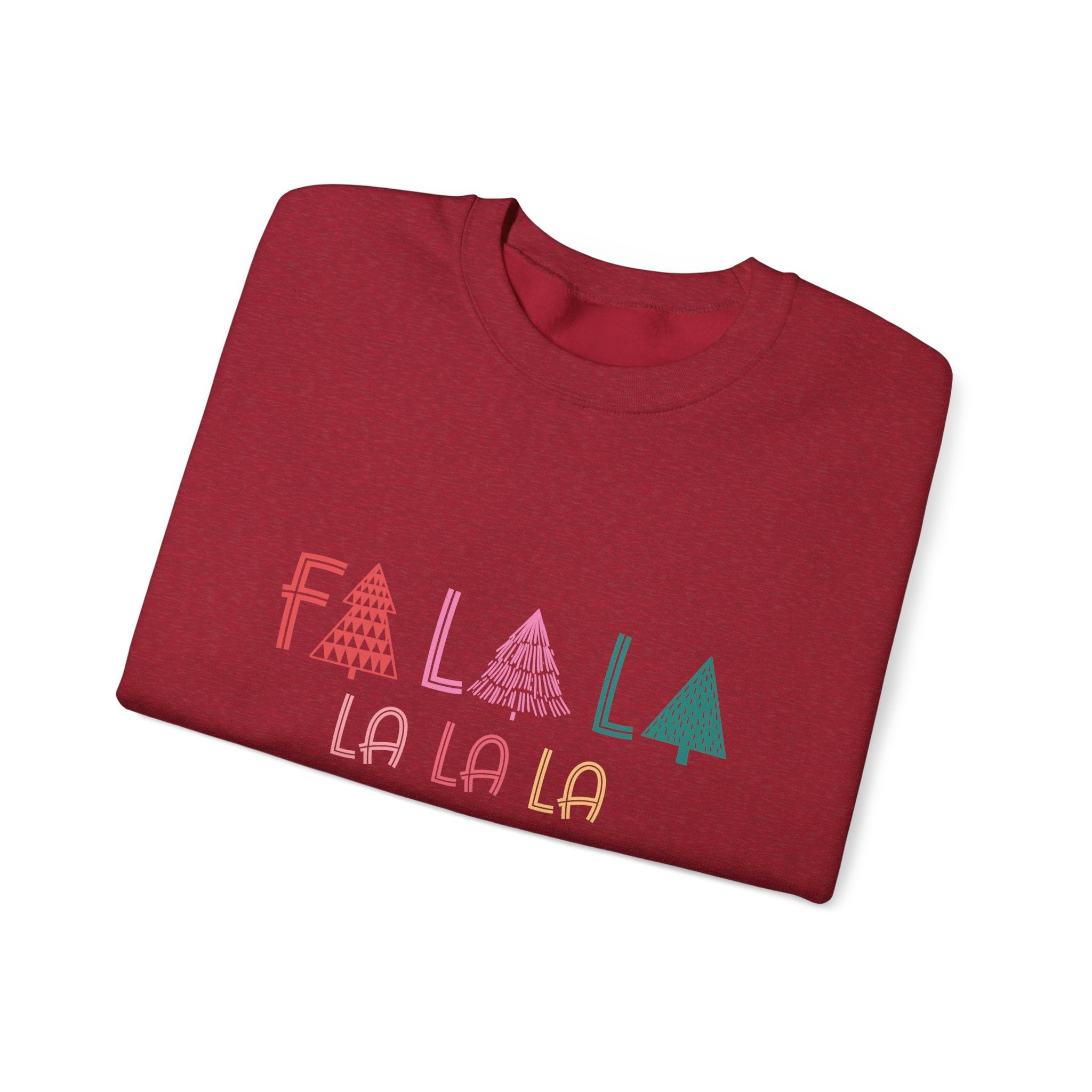 Fa La La Sweatshirt, Christmas Holiday Sweatshirt by PopCultureByDesign36