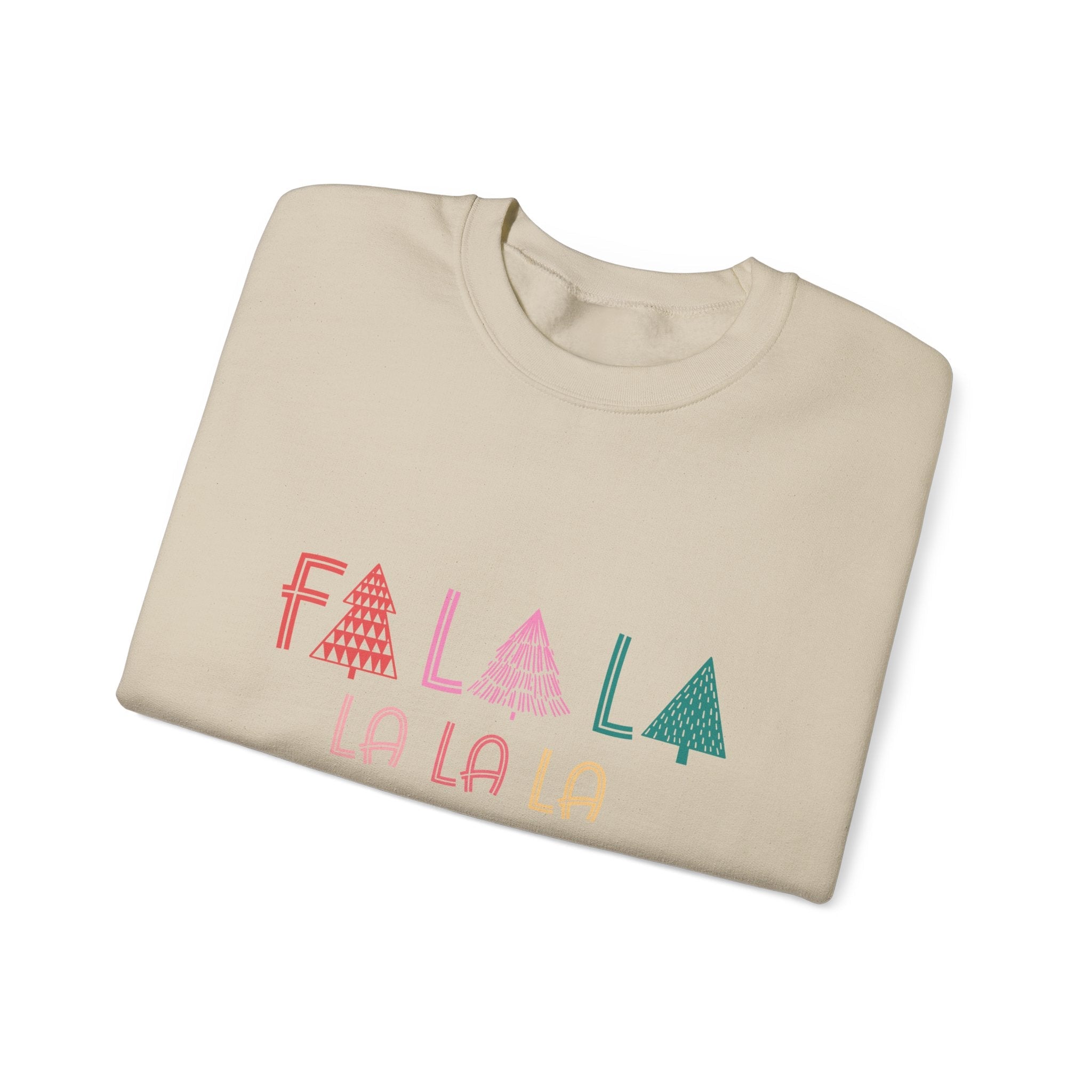 Fa La La Sweatshirt, Christmas Holiday Sweatshirt by PopCultureByDesign36