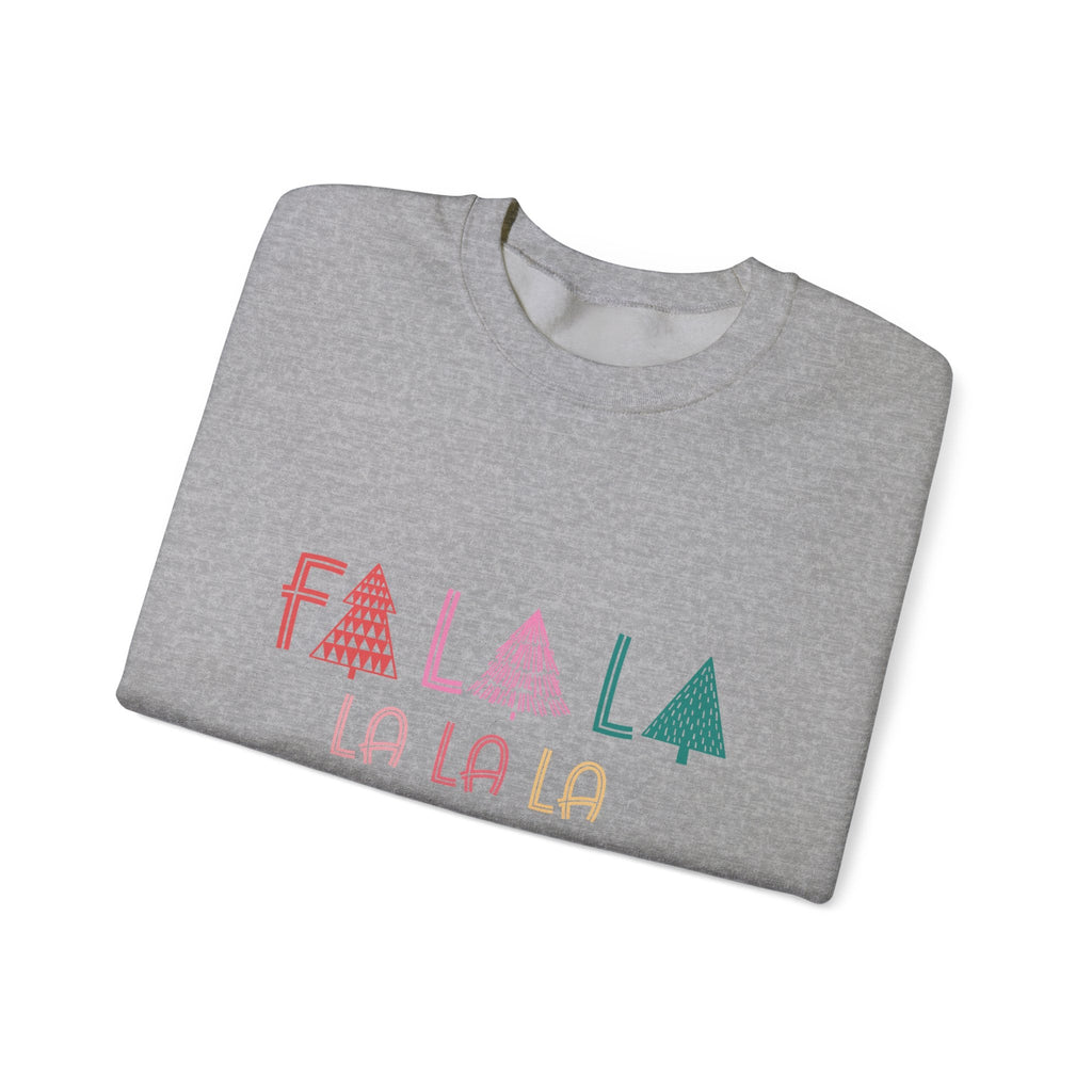 Fa La La Sweatshirt, Christmas Holiday Sweatshirt by PopCultureByDesign36