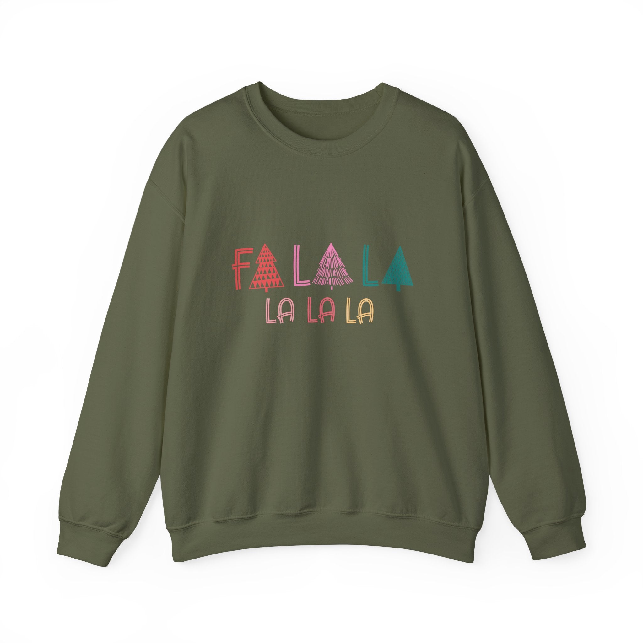 Fa La La Sweatshirt, Christmas Holiday Sweatshirt by PopCultureByDesign36