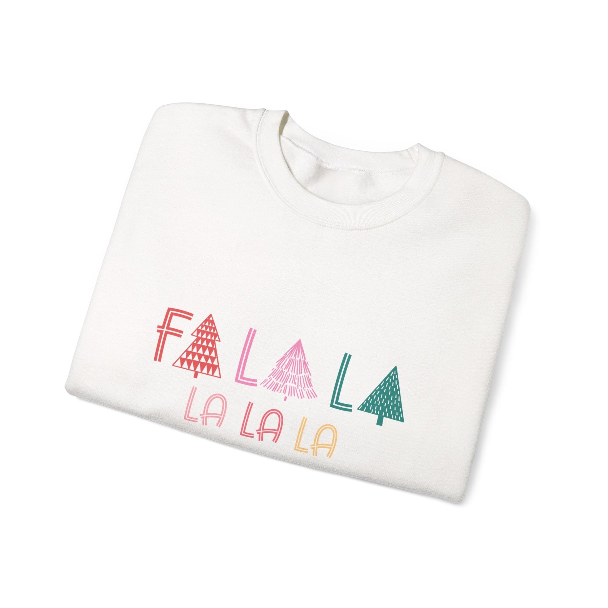 Fa La La Sweatshirt, Christmas Holiday Sweatshirt - Popbydesign