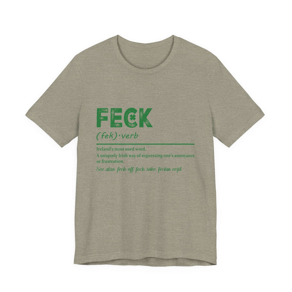 Feck Irish Shirt, Shamrock Shirt, St Patrick's Day Shirt, Irish Sayings T-Shirt by PopCultureByDesign36