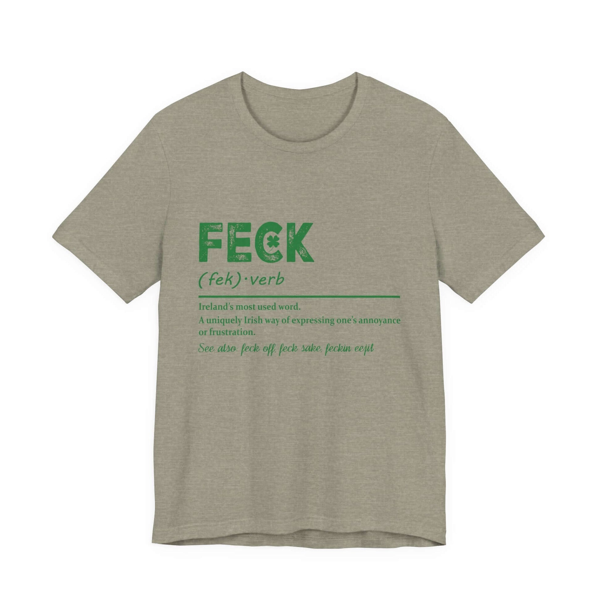 Feck Irish Shirt, Shamrock Shirt, St Patrick's Day Shirt, Irish Sayings T-Shirt - Popbydesign