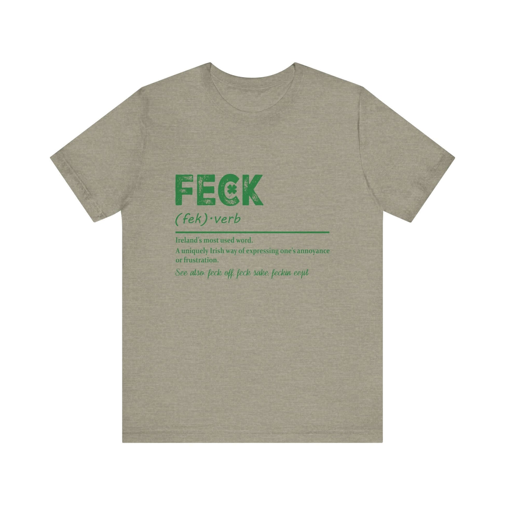 Feck Irish Shirt, Shamrock Shirt, St Patrick's Day Shirt, Irish Sayings T-Shirt - Popbydesign