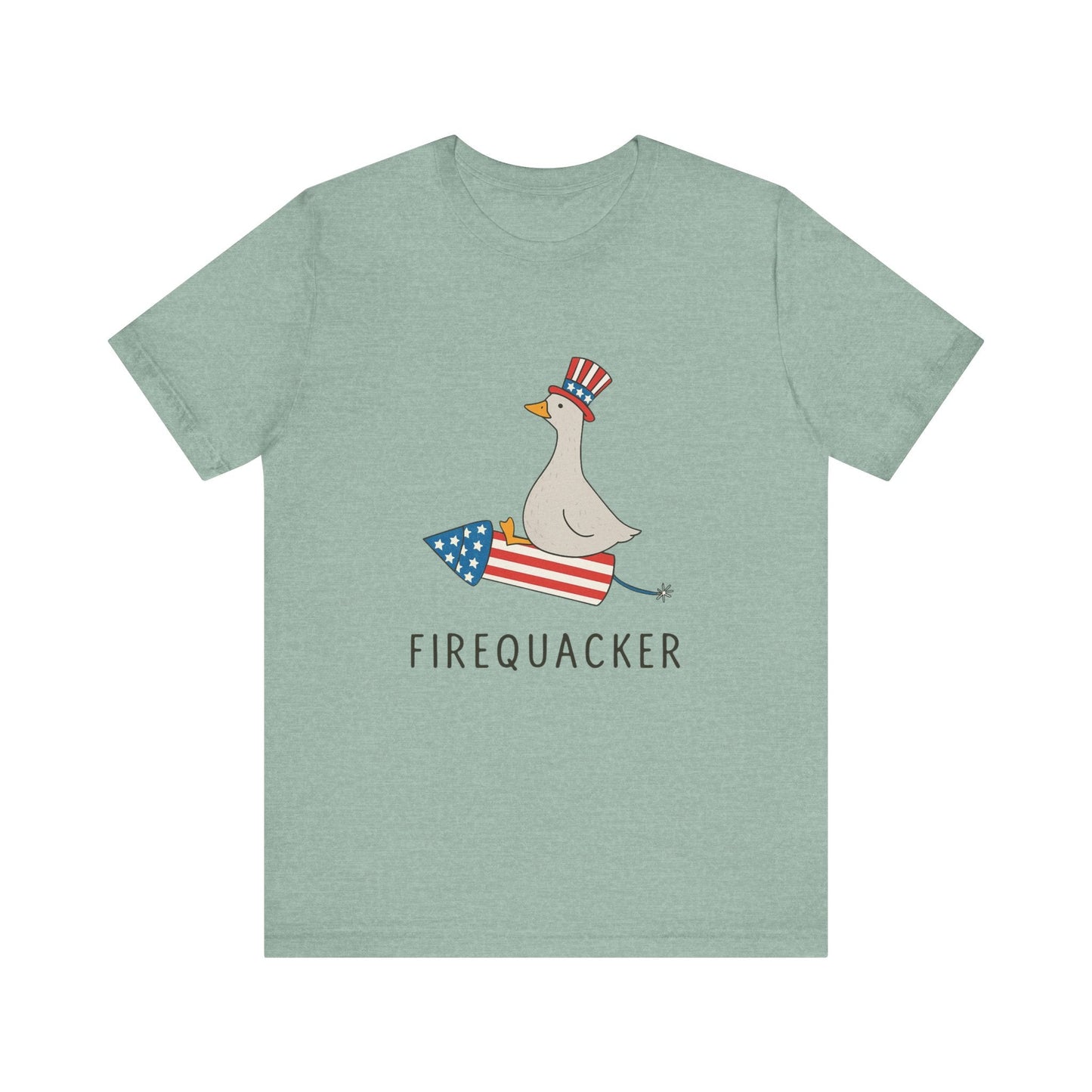 Firequacker Shirt, Funny Fourth Of July Shirt, Funny Goose Shirt - Popbydesign