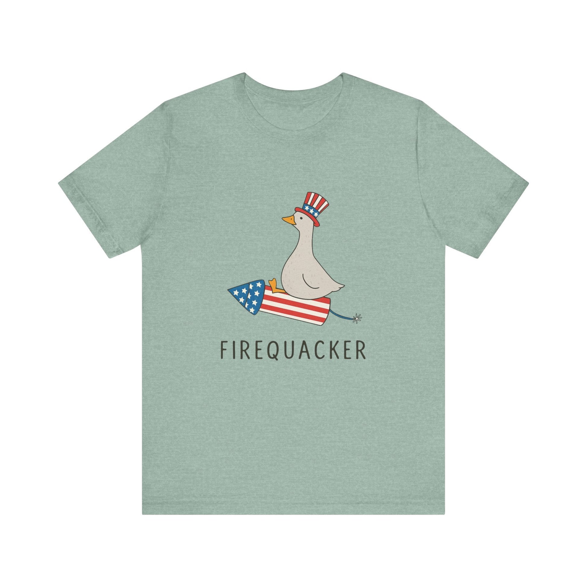 Firequacker Shirt, Funny Fourth Of July Shirt, Funny Goose Shirt - Popbydesign