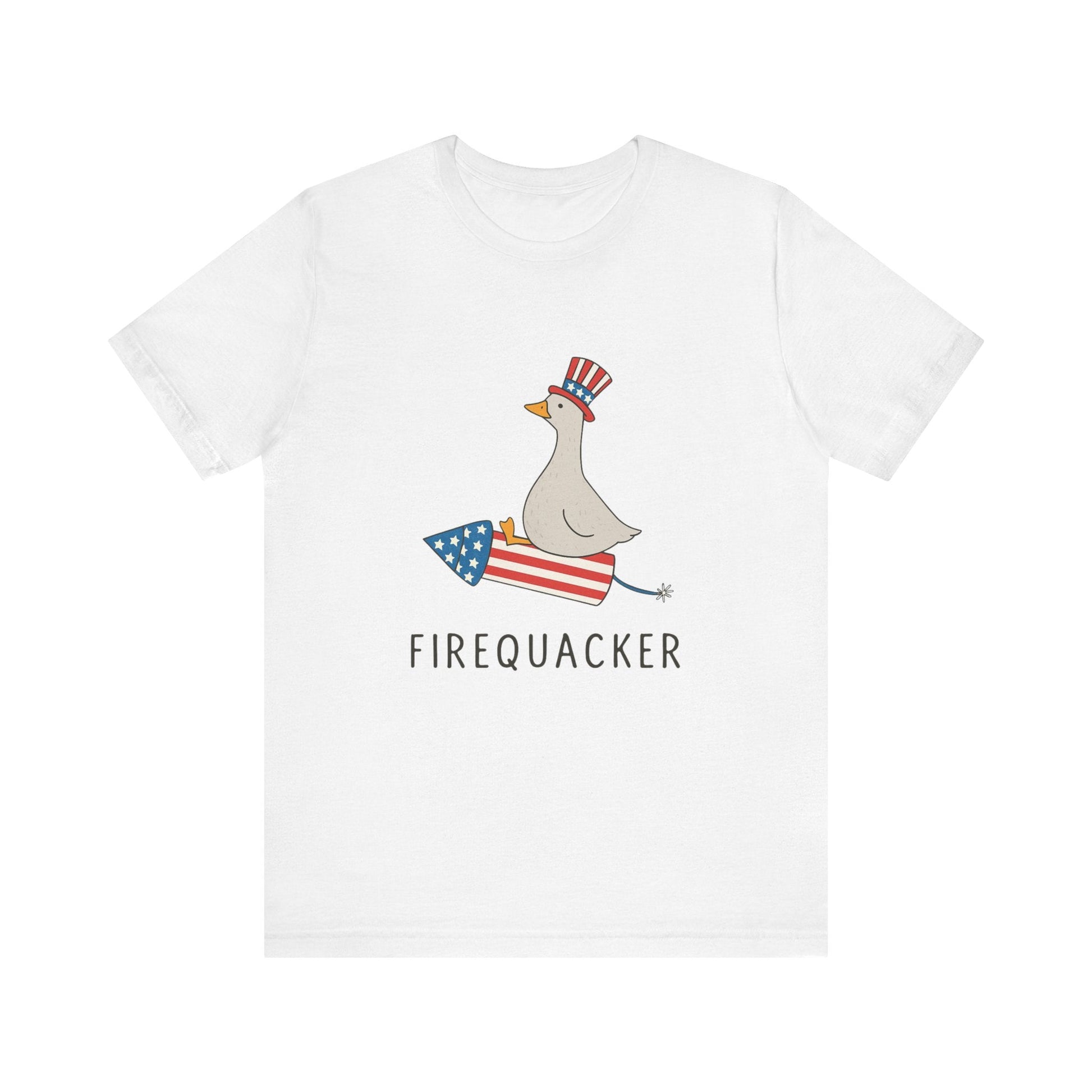 Firequacker Shirt, Funny Fourth Of July Shirt, Funny Goose Shirt - Popbydesign