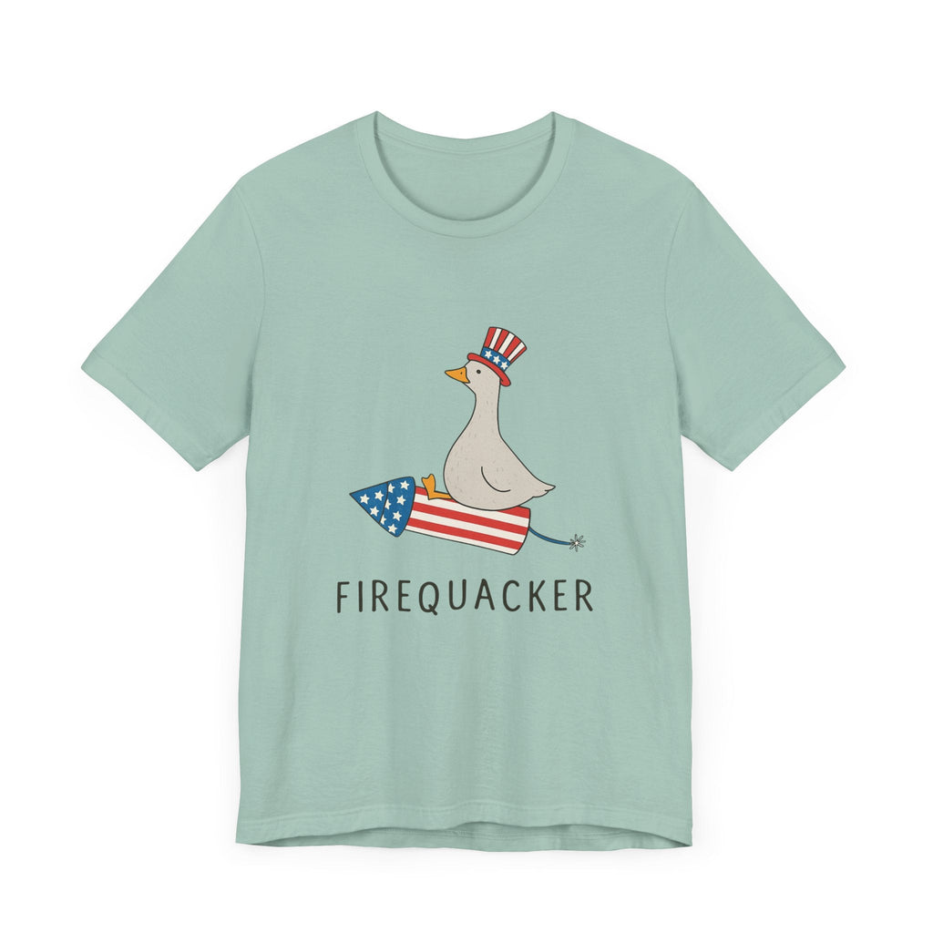 Firequacker Shirt, Funny Fourth Of July Shirt, Funny Goose Shirt by PopCultureByDesign36