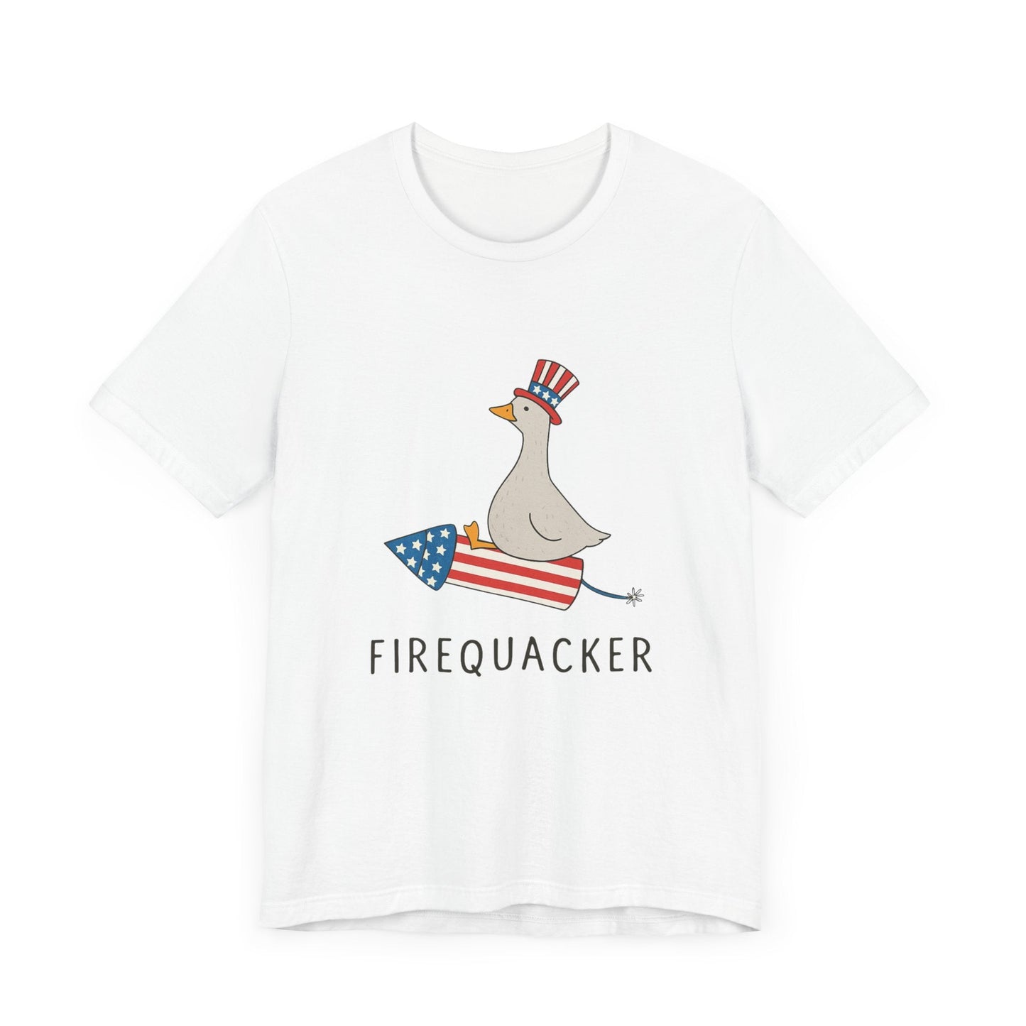 Firequacker Shirt, Funny Fourth Of July Shirt, Funny Goose Shirt - Popbydesign
