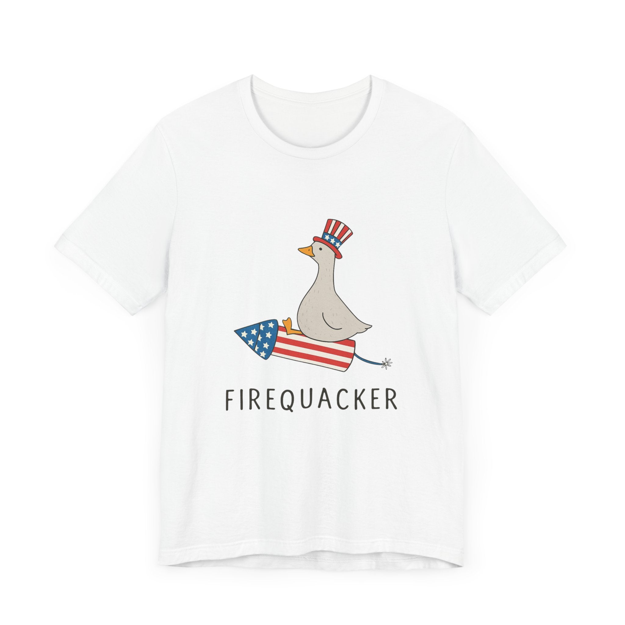Firequacker Shirt, Funny Fourth Of July Shirt, Funny Goose Shirt by PopCultureByDesign36