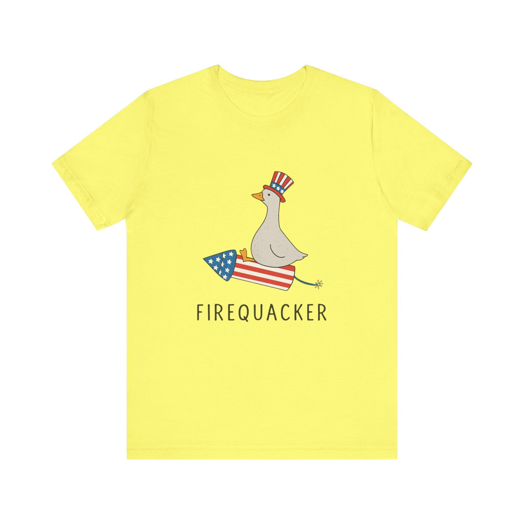 Firequacker Shirt, Funny Fourth Of July Shirt, Funny Goose Shirt by PopCultureByDesign36