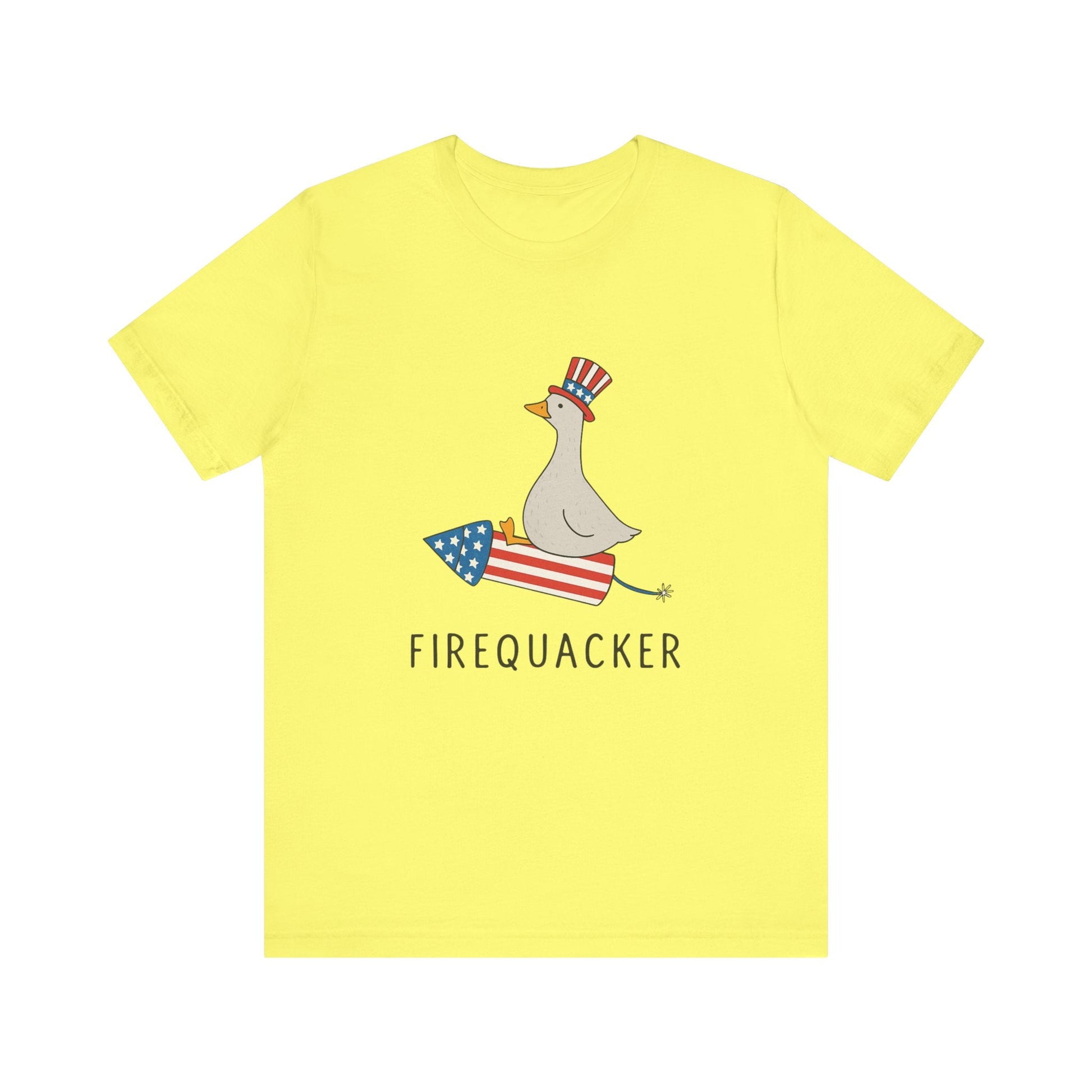 Firequacker Shirt, Funny Fourth Of July Shirt, Funny Goose Shirt - Popbydesign
