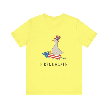 Firequacker Shirt, Funny Fourth Of July Shirt, Funny Goose Shirt - Popbydesign