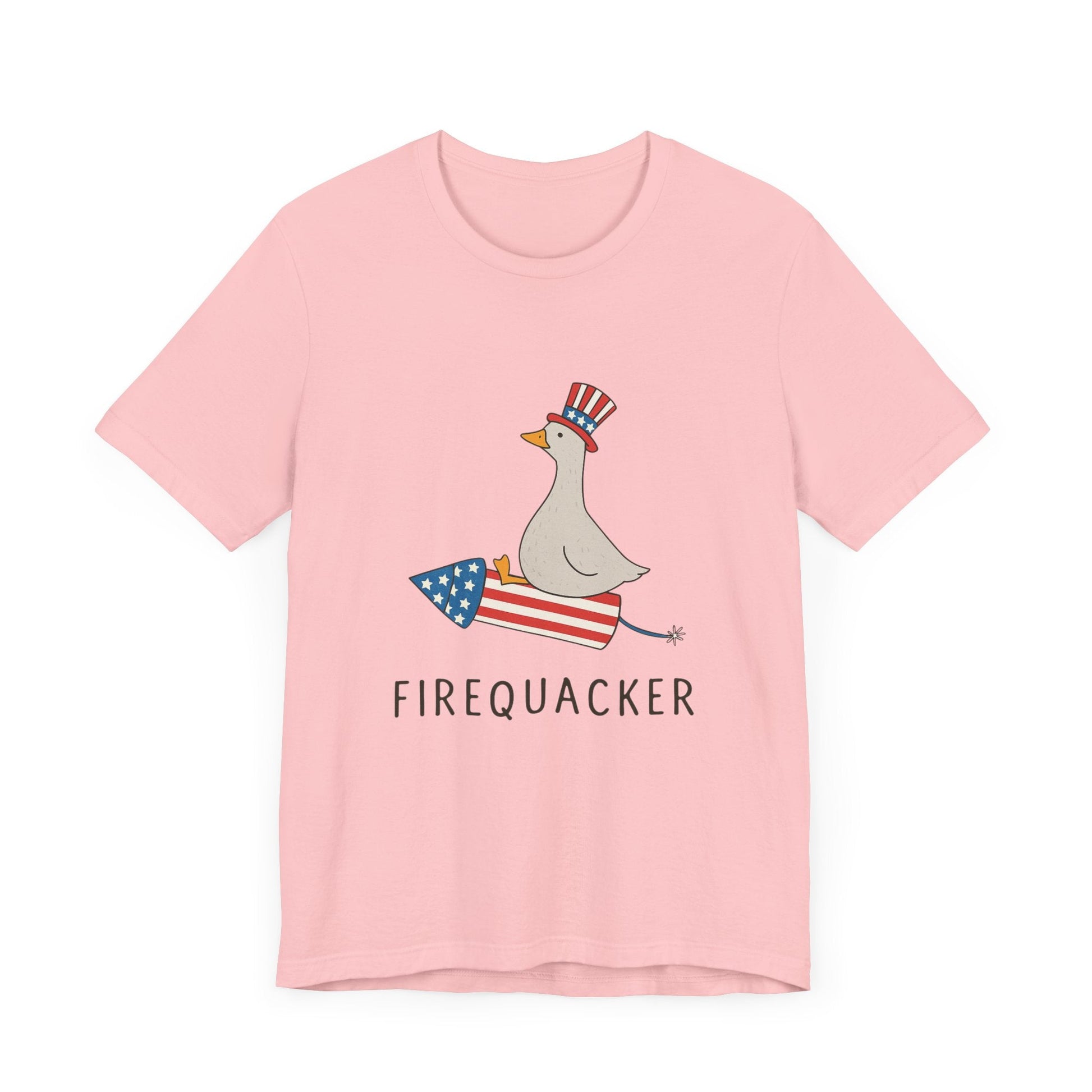 Firequacker Shirt, Funny Fourth Of July Shirt, Funny Goose Shirt - Popbydesign