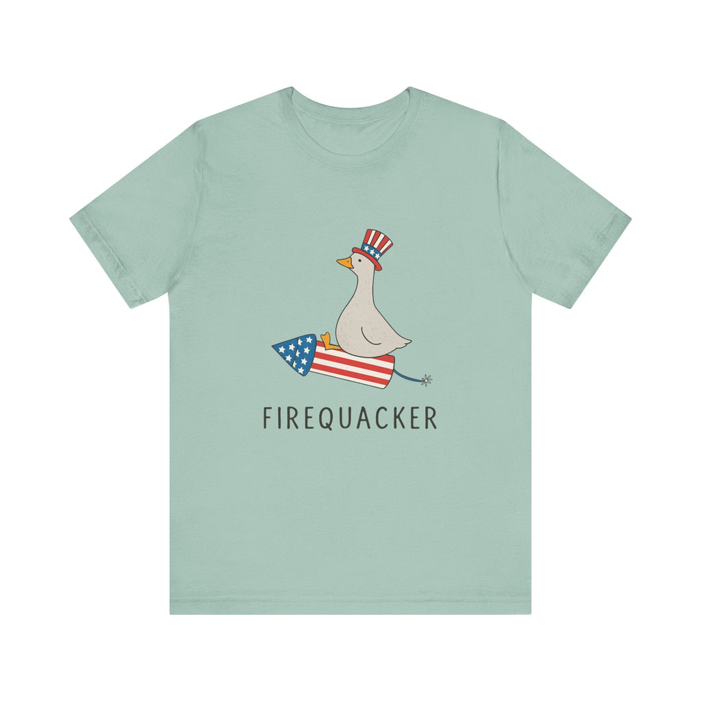 Firequacker Shirt, Funny Fourth Of July Shirt, Funny Goose Shirt by PopCultureByDesign36