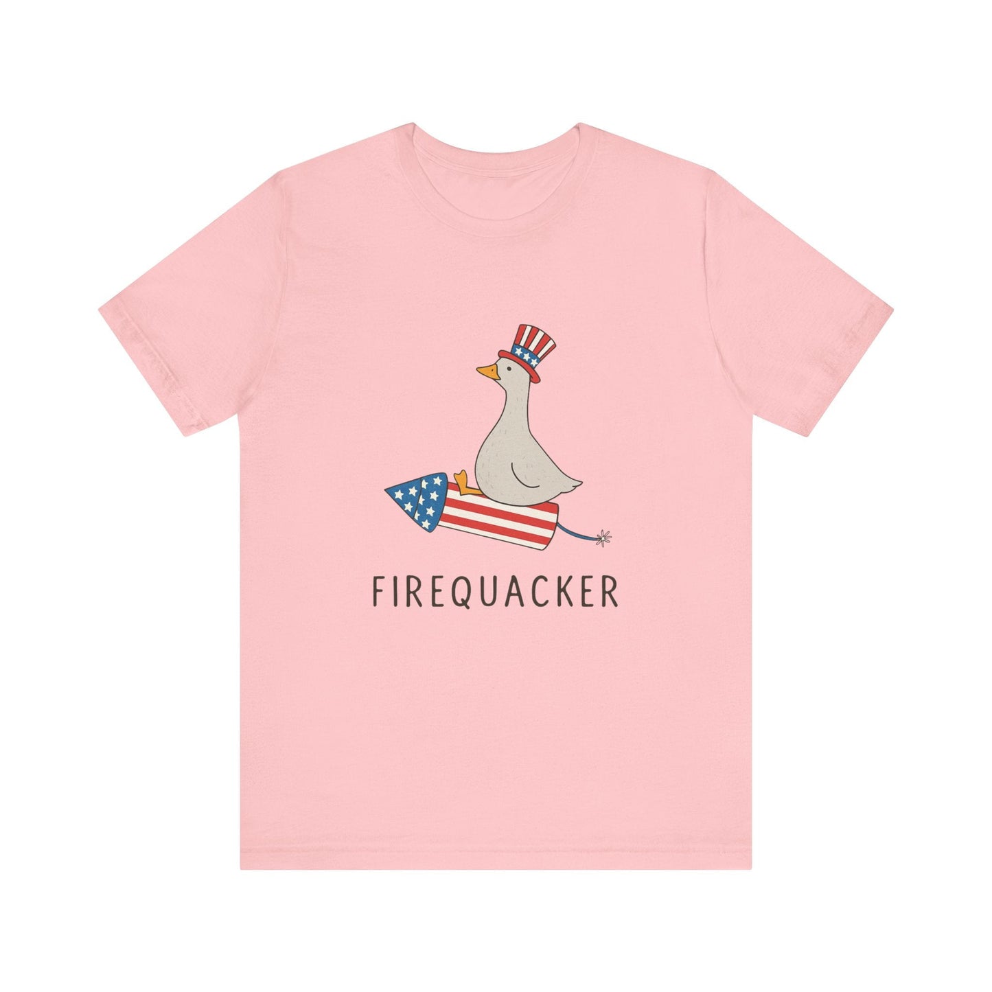 Firequacker Shirt, Funny Fourth Of July Shirt, Funny Goose Shirt - Popbydesign