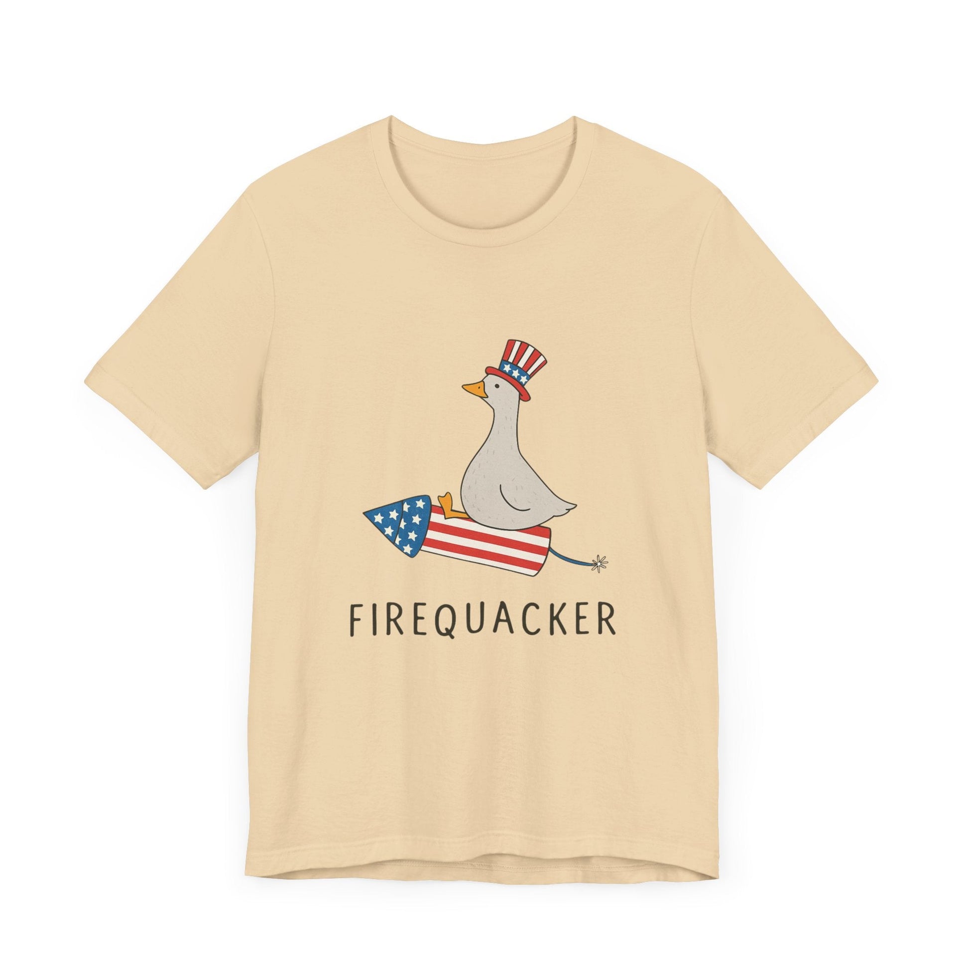 Firequacker Shirt, Funny Fourth Of July Shirt, Funny Goose Shirt - Popbydesign