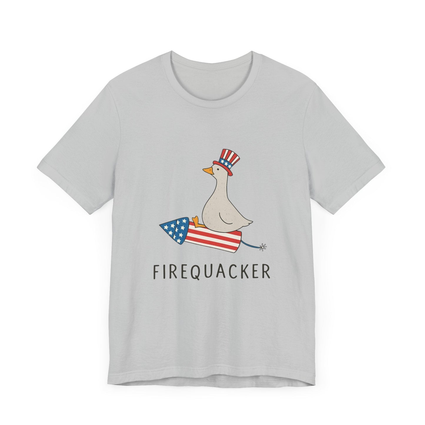 Firequacker Shirt, Funny Fourth Of July Shirt, Funny Goose Shirt - Popbydesign