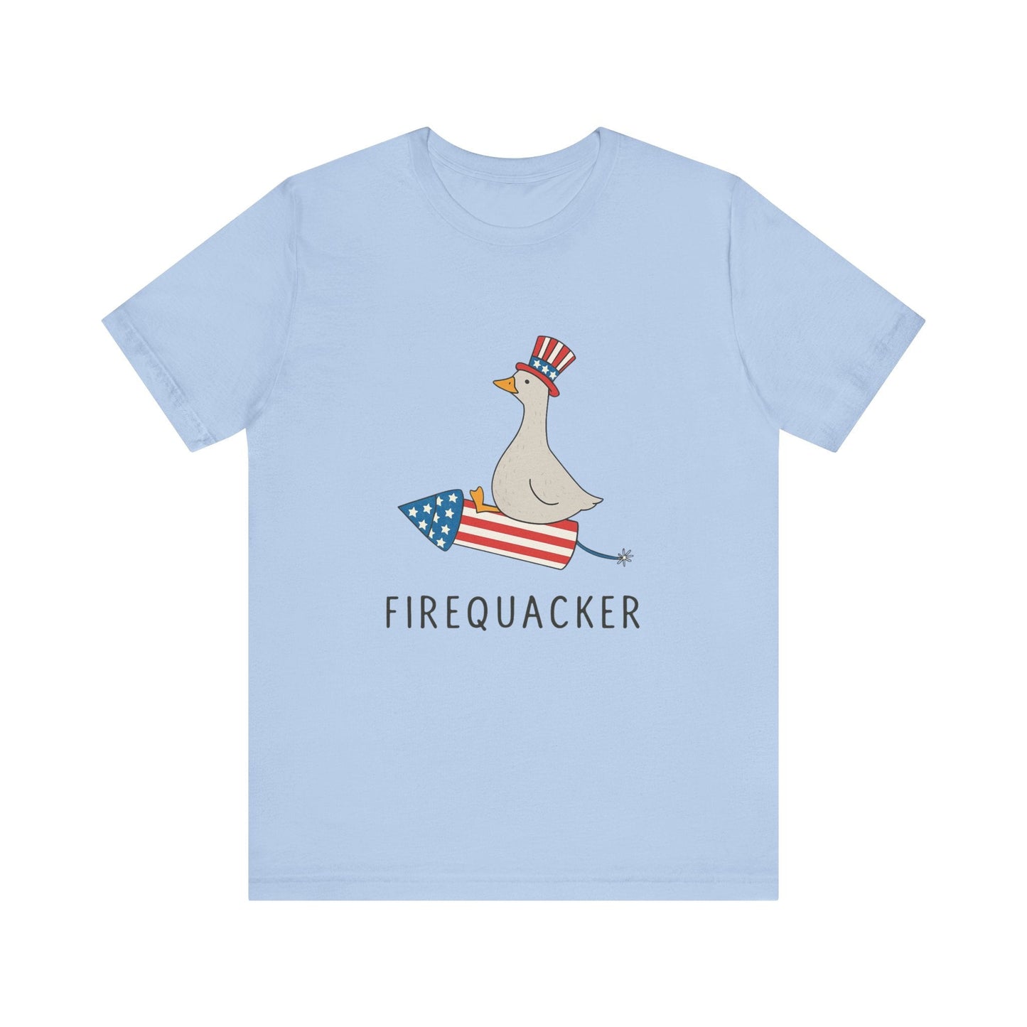 Firequacker Shirt, Funny Fourth Of July Shirt, Funny Goose Shirt - Popbydesign