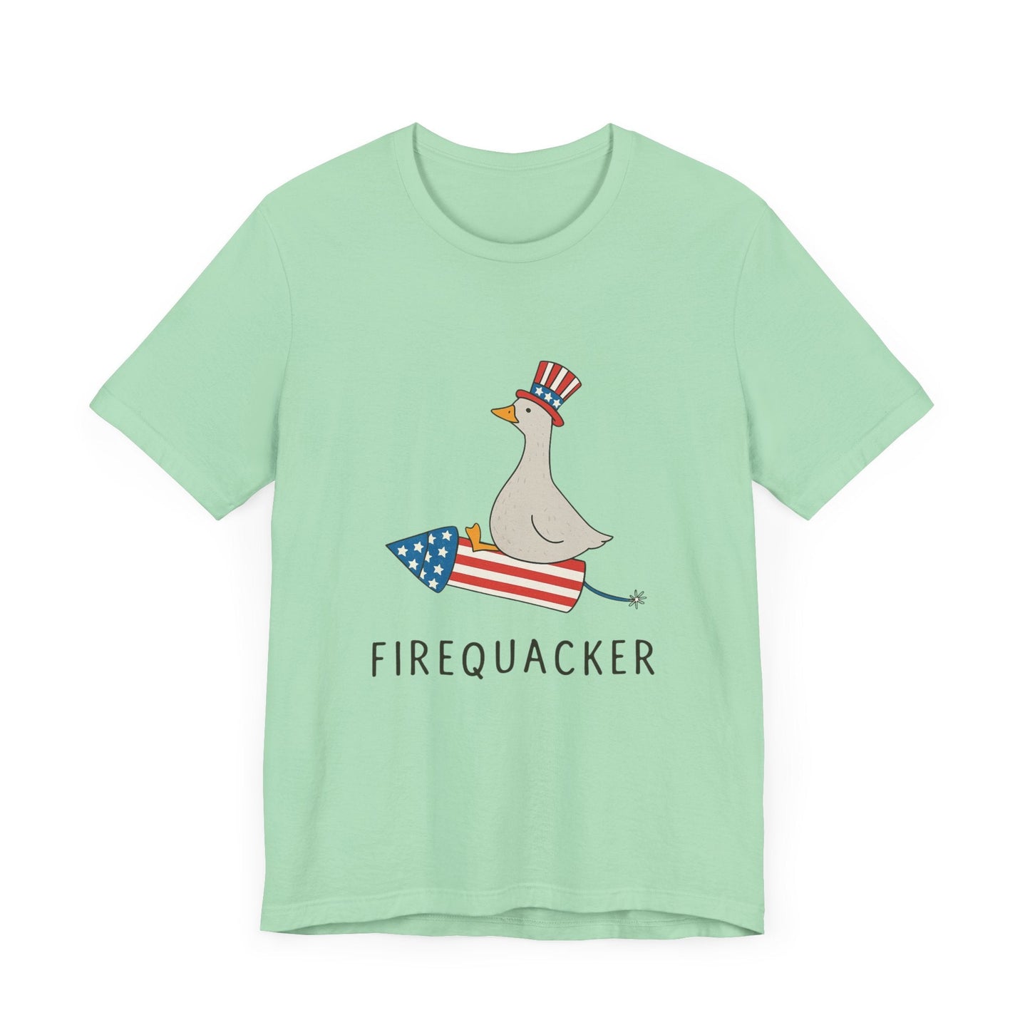 Firequacker Shirt, Funny Fourth Of July Shirt, Funny Goose Shirt - Popbydesign