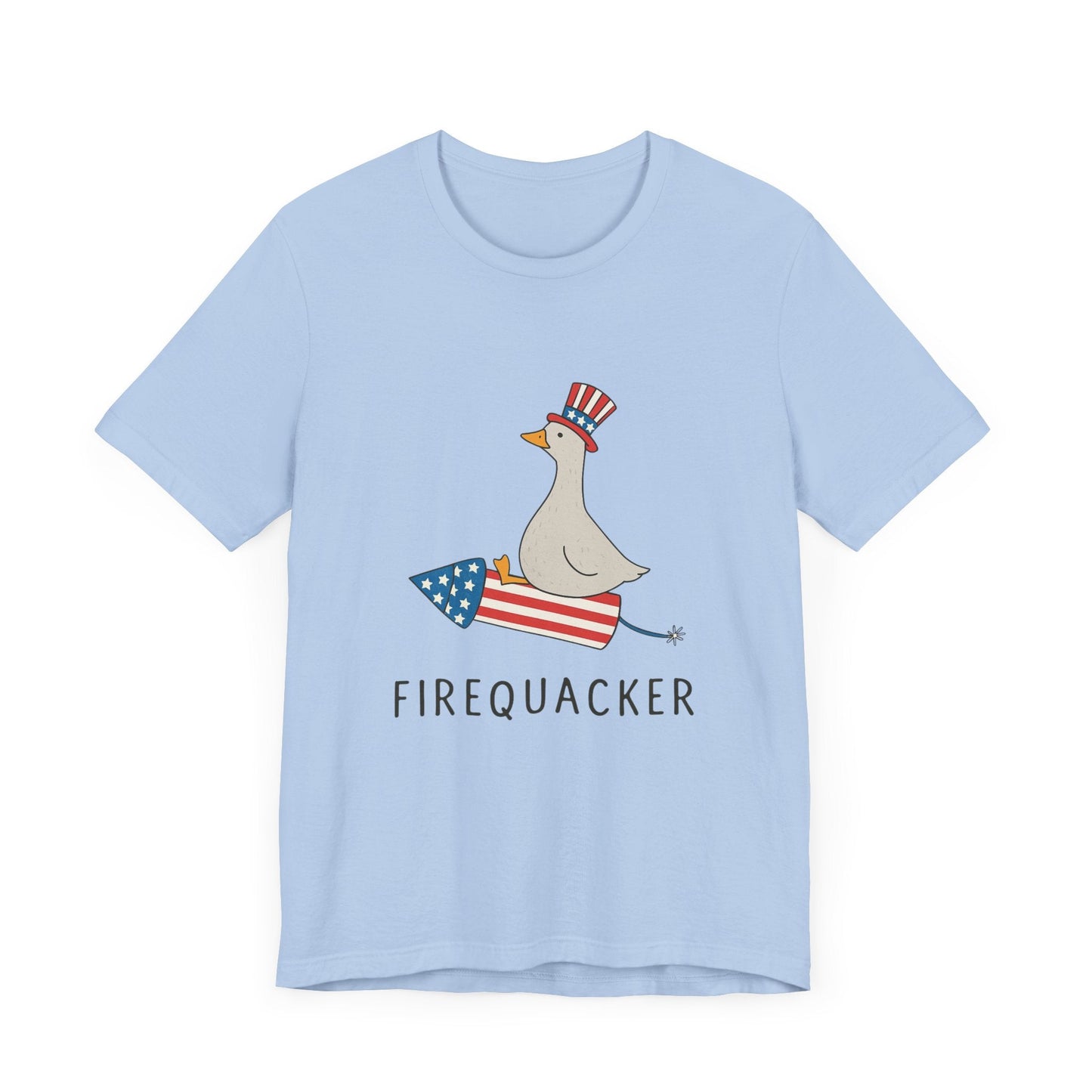 Firequacker Shirt, Funny Fourth Of July Shirt, Funny Goose Shirt - Popbydesign