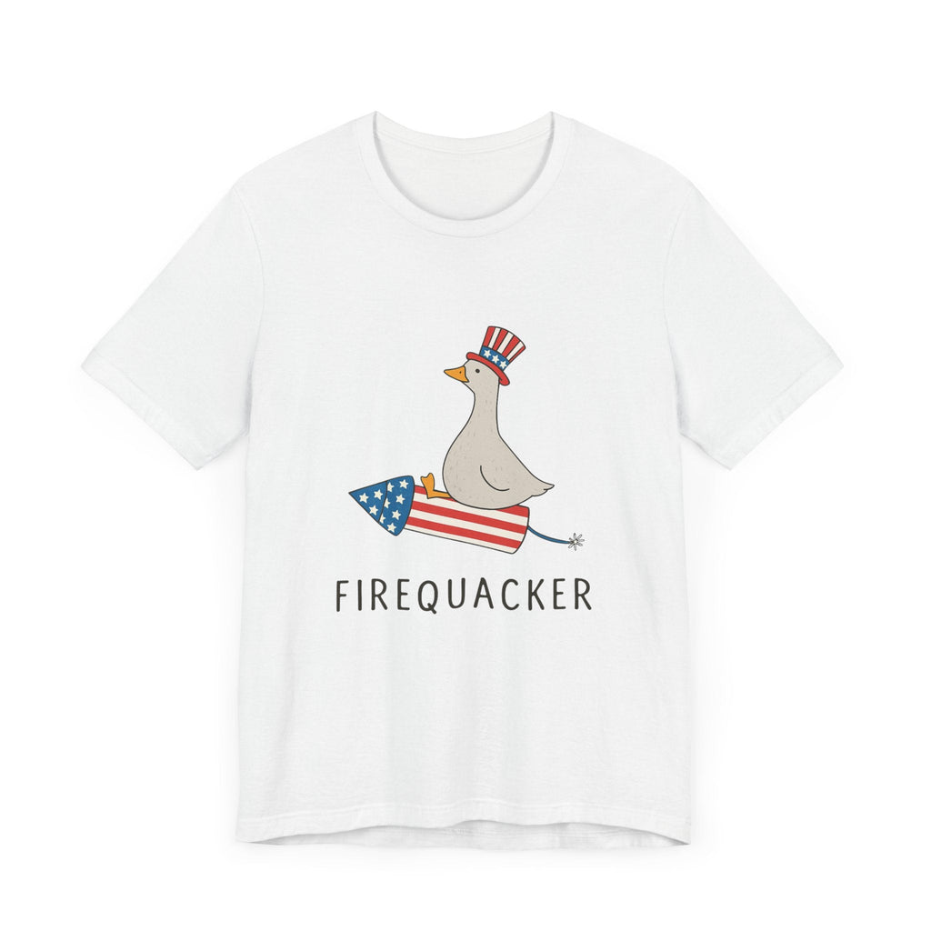 Firequacker Shirt, Funny Fourth Of July Shirt, Funny Goose Shirt by PopCultureByDesign36