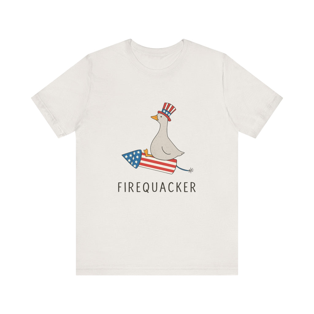 Firequacker Shirt, Funny Fourth Of July Shirt, Funny Goose Shirt by PopCultureByDesign36
