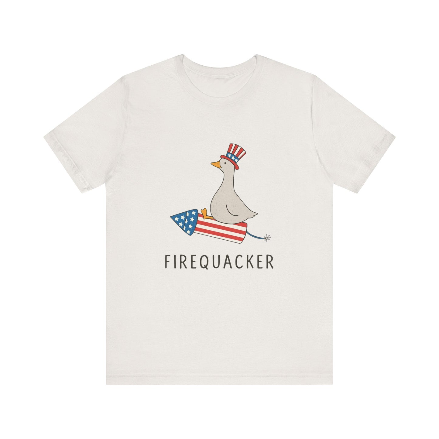 Firequacker Shirt, Funny Fourth Of July Shirt, Funny Goose Shirt - Popbydesign