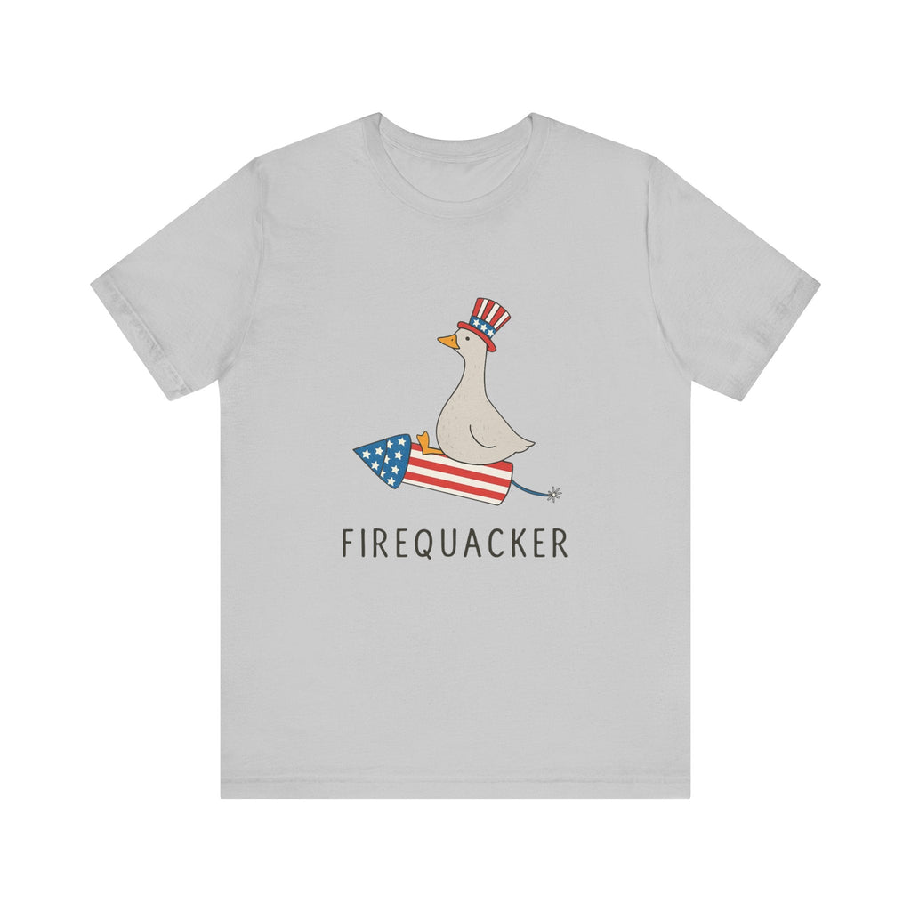 Firequacker Shirt, Funny Fourth Of July Shirt, Funny Goose Shirt by PopCultureByDesign36