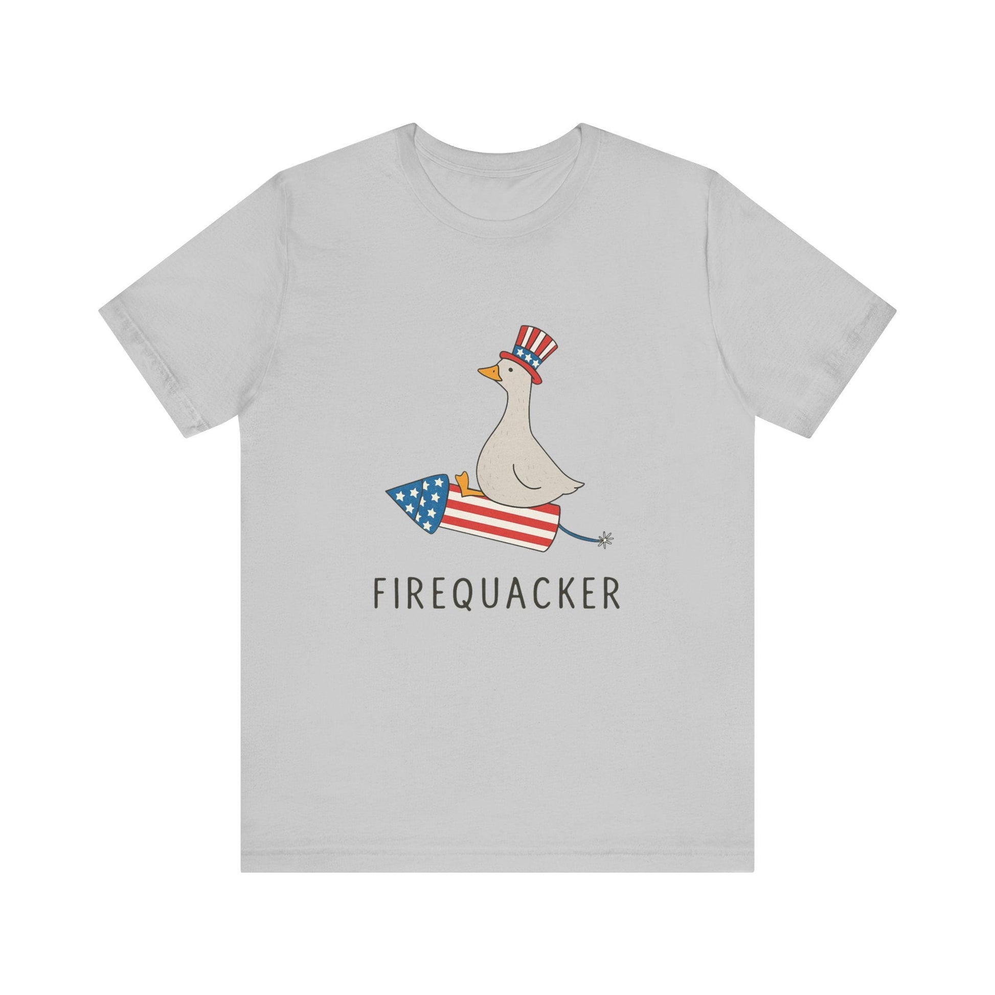 Firequacker Shirt, Funny Fourth Of July Shirt, Funny Goose Shirt - Popbydesign