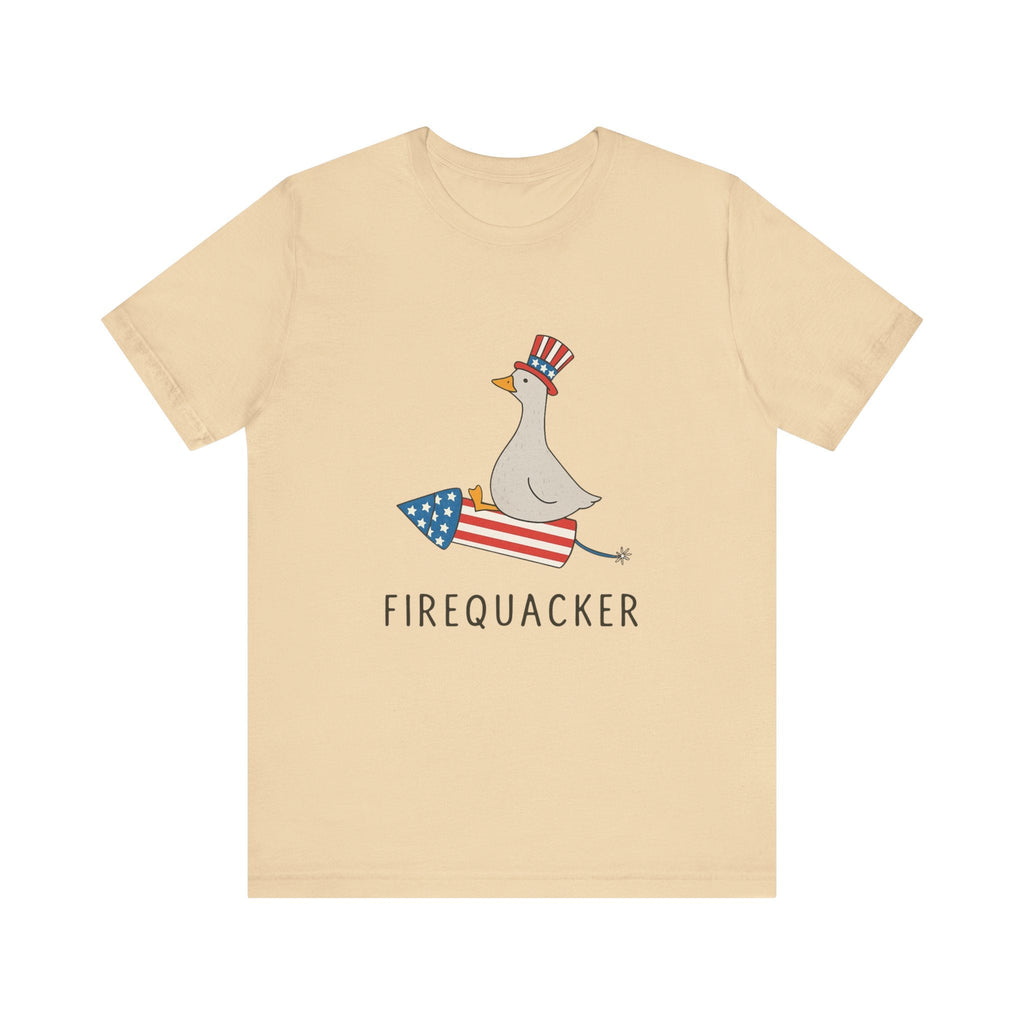 Firequacker Shirt, Funny Fourth Of July Shirt, Funny Goose Shirt by PopCultureByDesign36