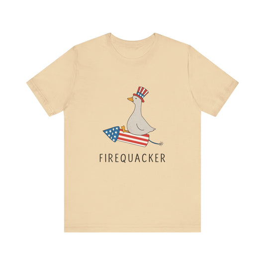 Firequacker Shirt, Funny Fourth Of July Shirt, Funny Goose Shirt - Popbydesign