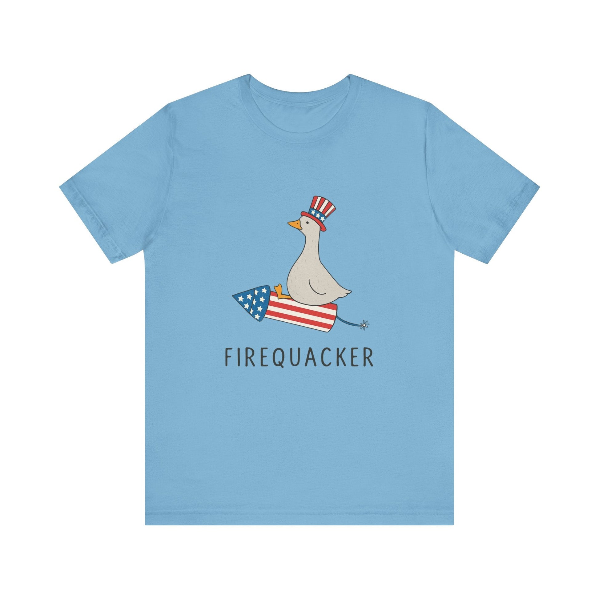 Firequacker Shirt, Funny Fourth Of July Shirt, Funny Goose Shirt - Popbydesign
