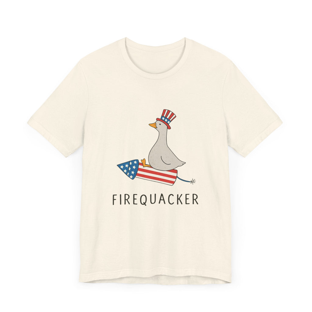 Firequacker Shirt, Funny Fourth Of July Shirt, Funny Goose Shirt by PopCultureByDesign36