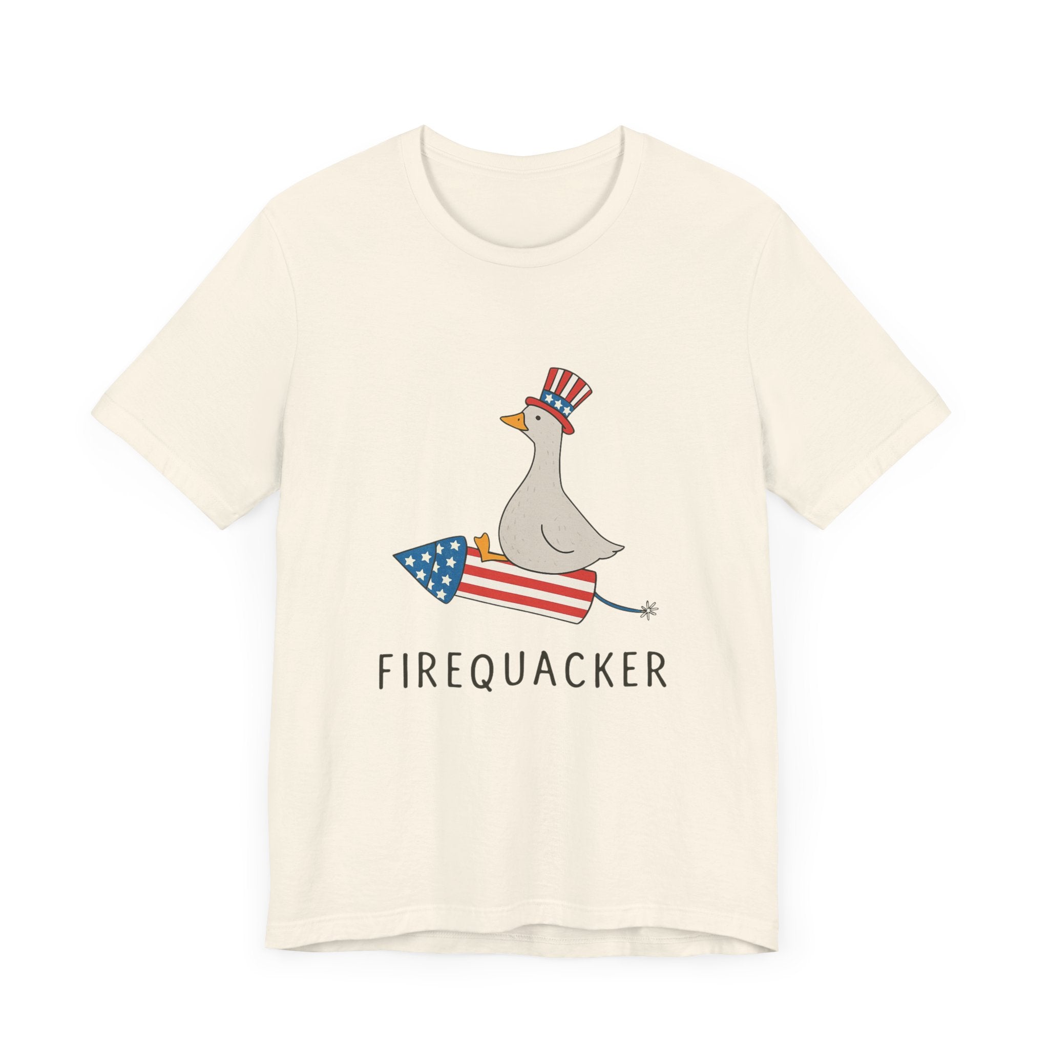 Firequacker Shirt, Funny Fourth Of July Shirt, Funny Goose Shirt by PopCultureByDesign36