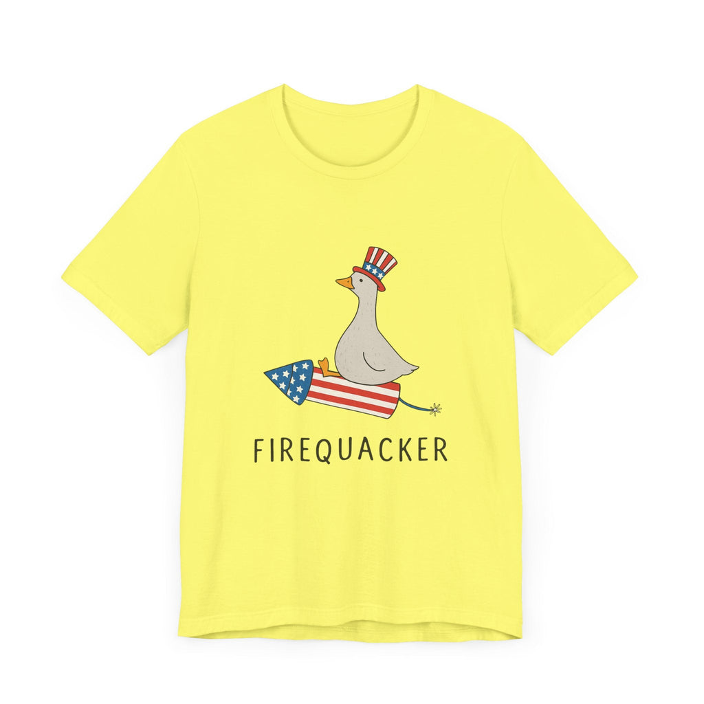 Firequacker Shirt, Funny Fourth Of July Shirt, Funny Goose Shirt by PopCultureByDesign36