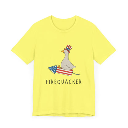 Firequacker Shirt, Funny Fourth Of July Shirt, Funny Goose Shirt - Popbydesign