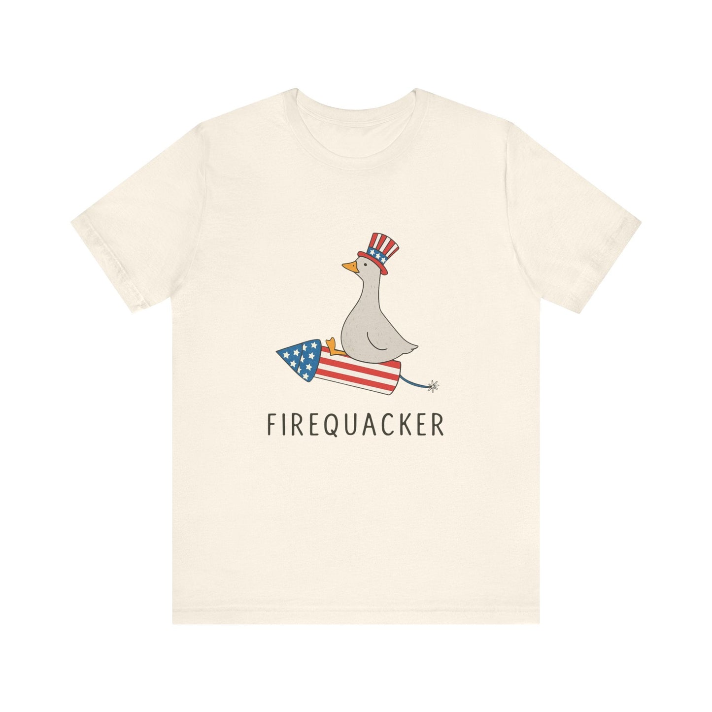 Firequacker Shirt, Funny Fourth Of July Shirt, Funny Goose Shirt - Popbydesign