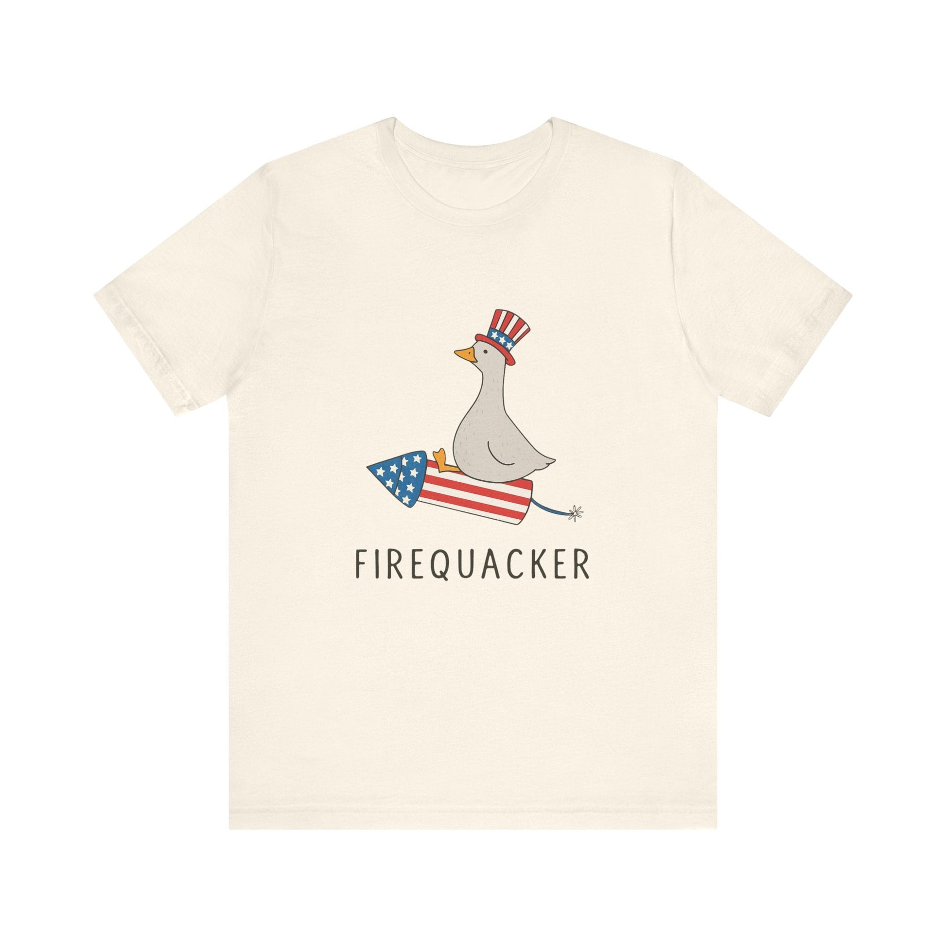 Firequacker Shirt, Funny Fourth Of July Shirt, Funny Goose Shirt - Popbydesign