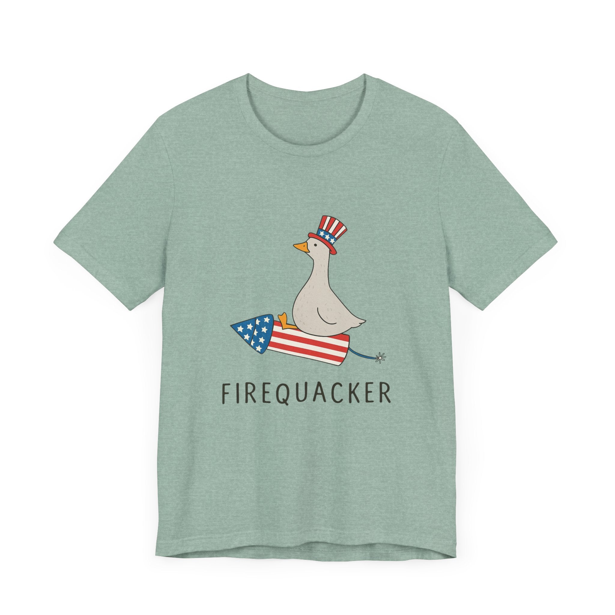 Firequacker Shirt, Funny Fourth Of July Shirt, Funny Goose Shirt by PopCultureByDesign36