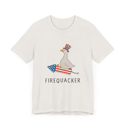Firequacker Shirt, Funny Fourth Of July Shirt, Funny Goose Shirt - Popbydesign