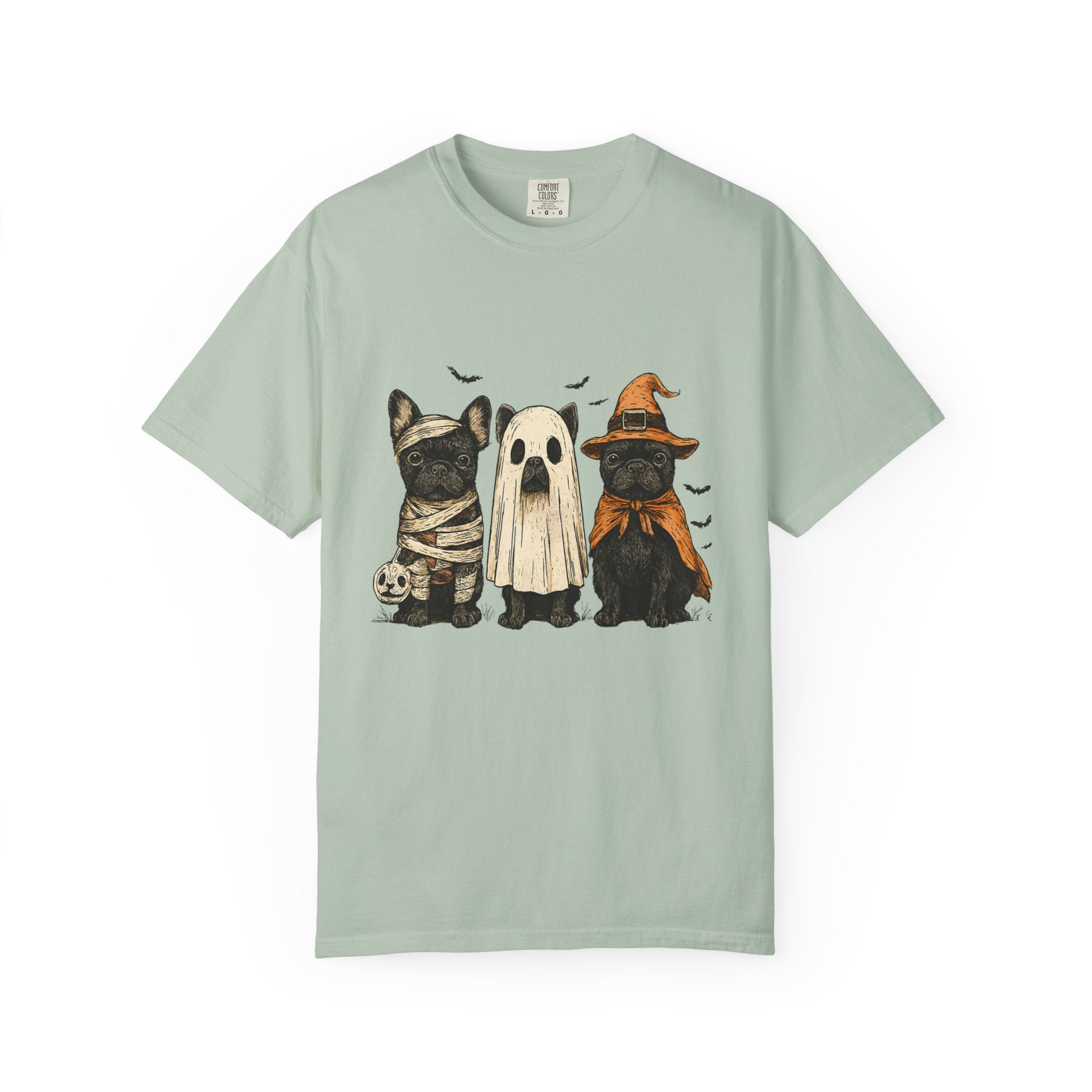 French Puppies Halloween T-shirt, Cute Frenchie Halloween by PopCultureByDesign36