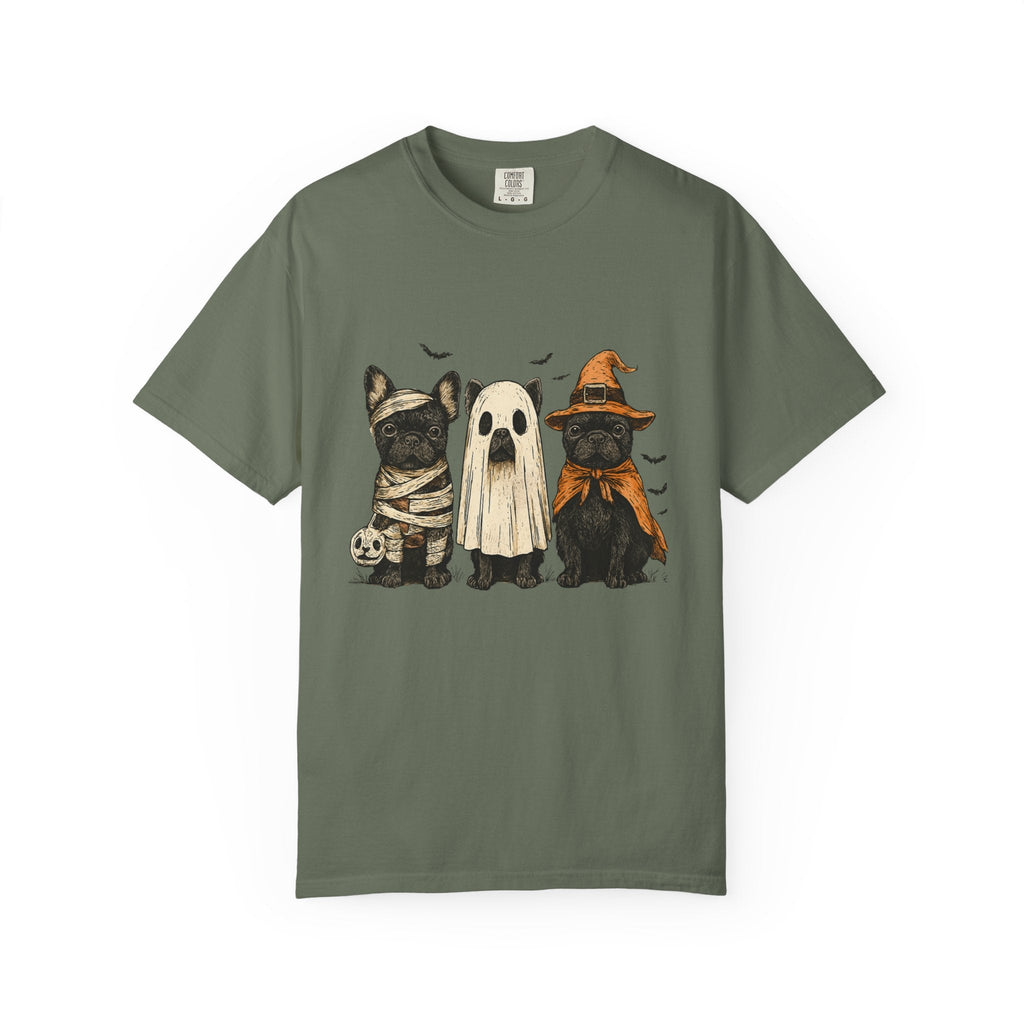 French Puppies Halloween T-shirt, Cute Frenchie Halloween by PopCultureByDesign36