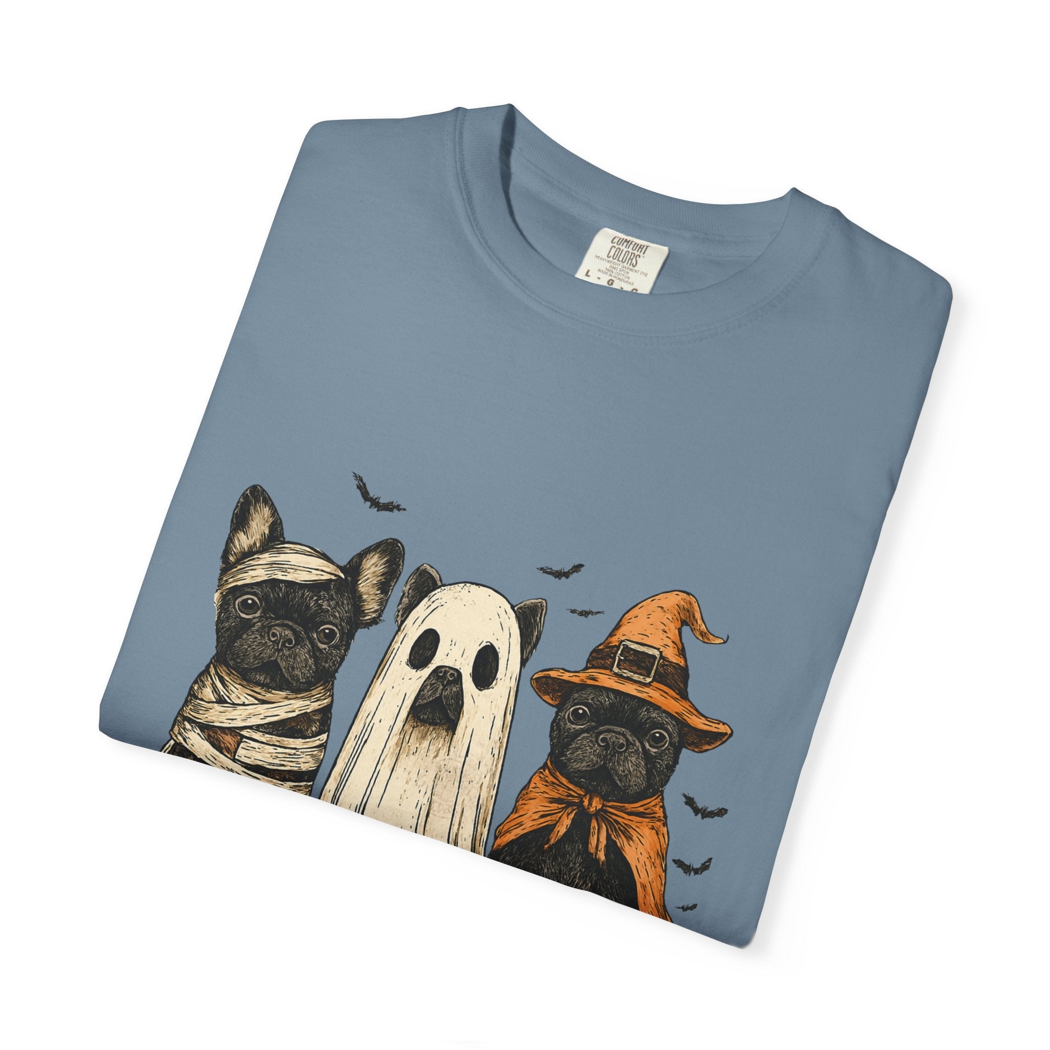 French Puppies Halloween T-shirt, Cute Frenchie Halloween by PopCultureByDesign36