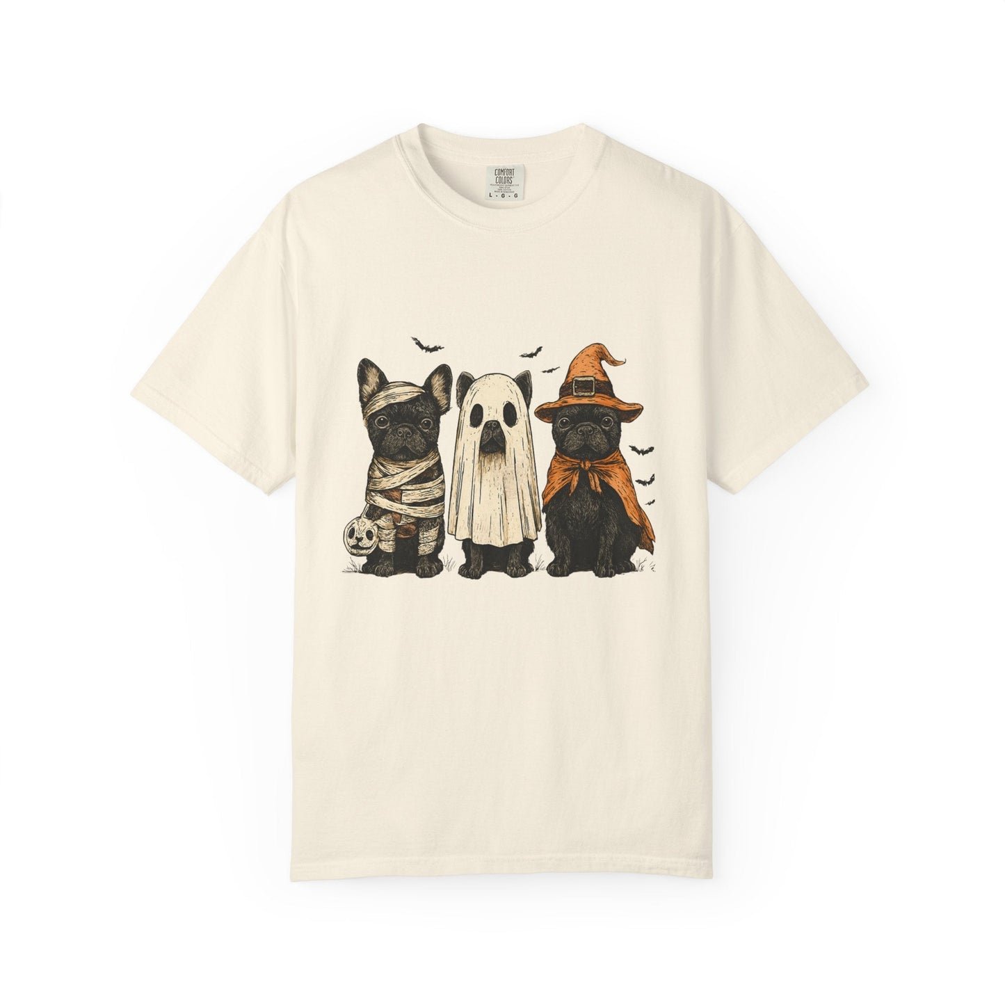 French Puppies Halloween T-shirt, Cute Frenchie Halloween - Popbydesign