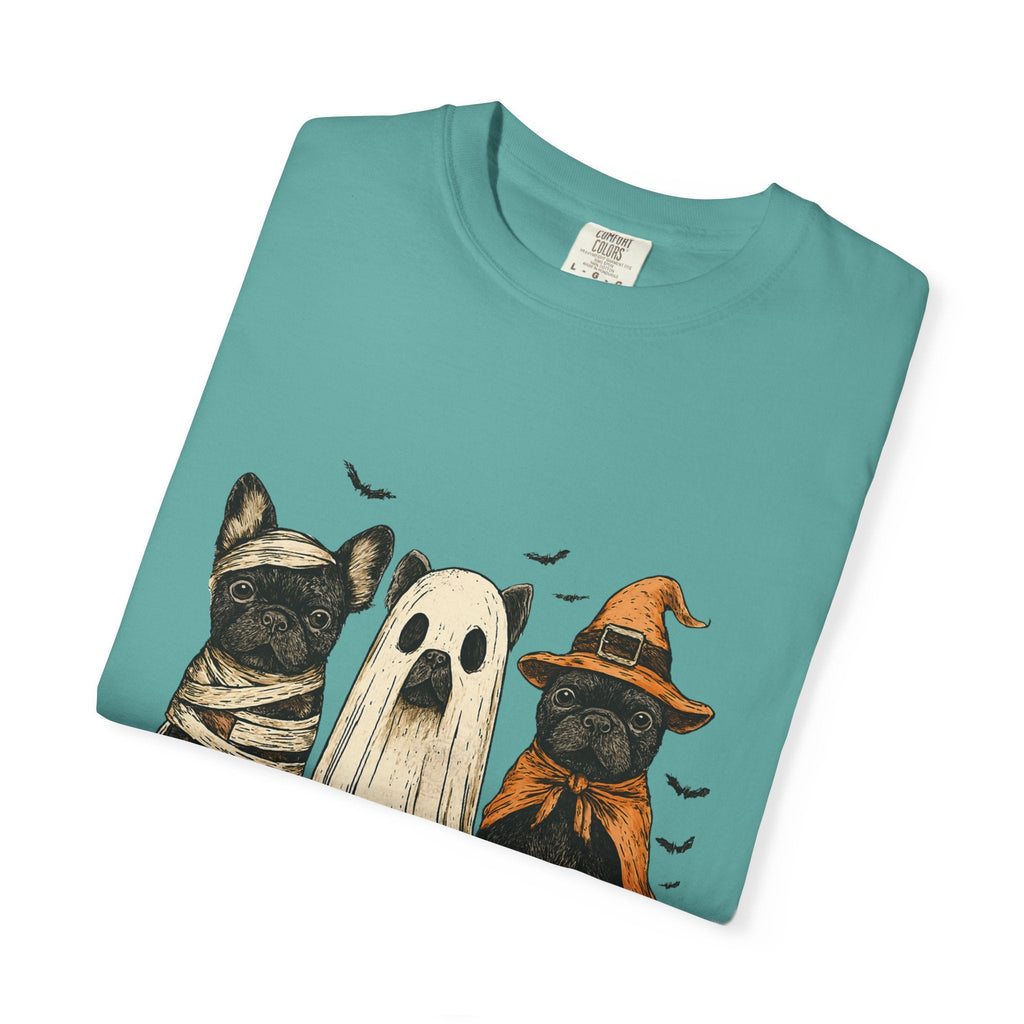 French Puppies Halloween T-shirt, Cute Frenchie Halloween by PopCultureByDesign36