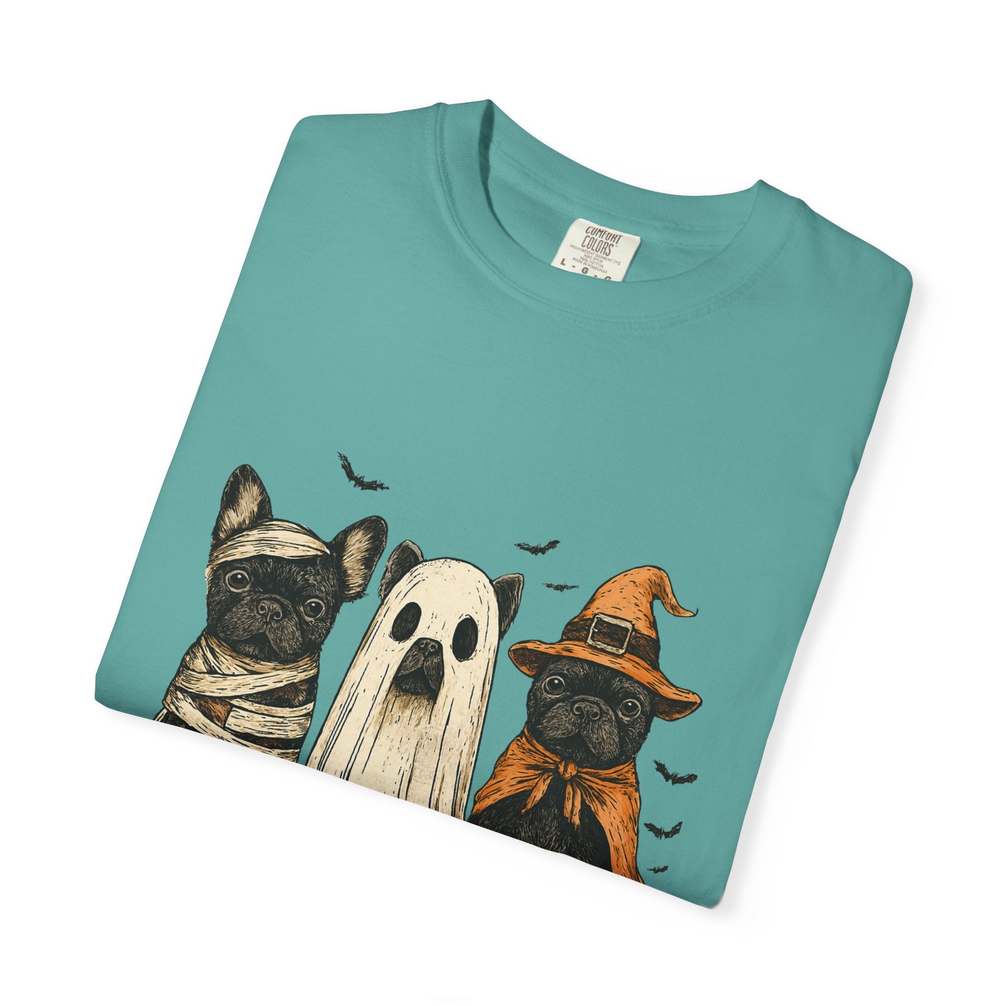 French Puppies Halloween T-shirt, Cute Frenchie Halloween by PopCultureByDesign36