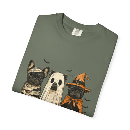 French Puppies Halloween T-shirt, Cute Frenchie Halloween - Popbydesign