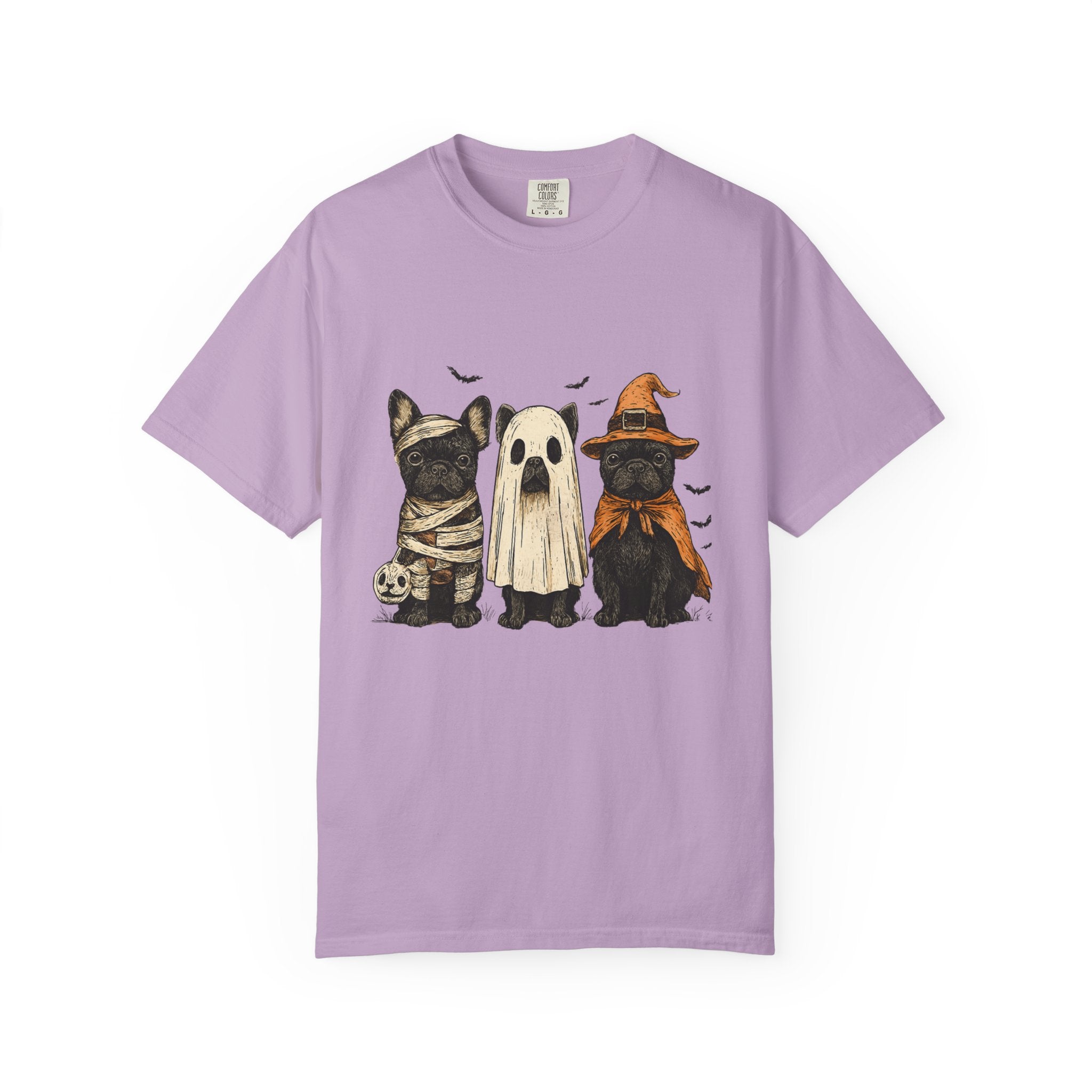 French Puppies Halloween T-shirt, Cute Frenchie Halloween by PopCultureByDesign36